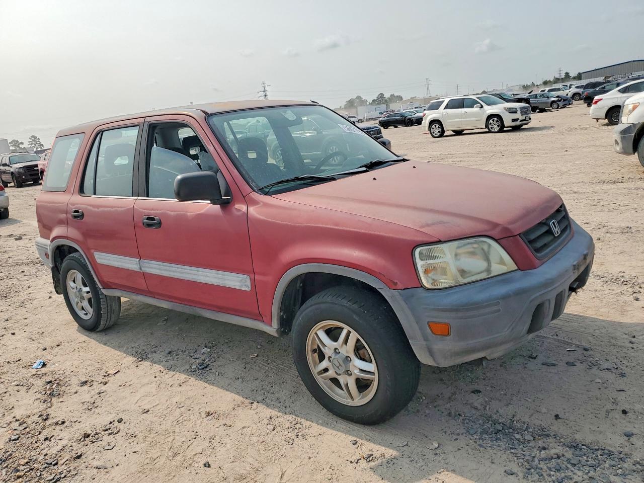 1997 Honda Cr-v Lx Burgundy vin: JHLRD1857VC040375