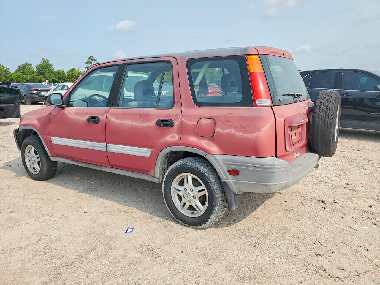 1997 Honda Cr-v Lx Burgundy vin: JHLRD1857VC040375