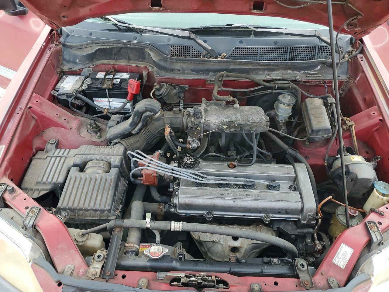 1997 Honda Cr-v Lx Burgundy vin: JHLRD1857VC040375