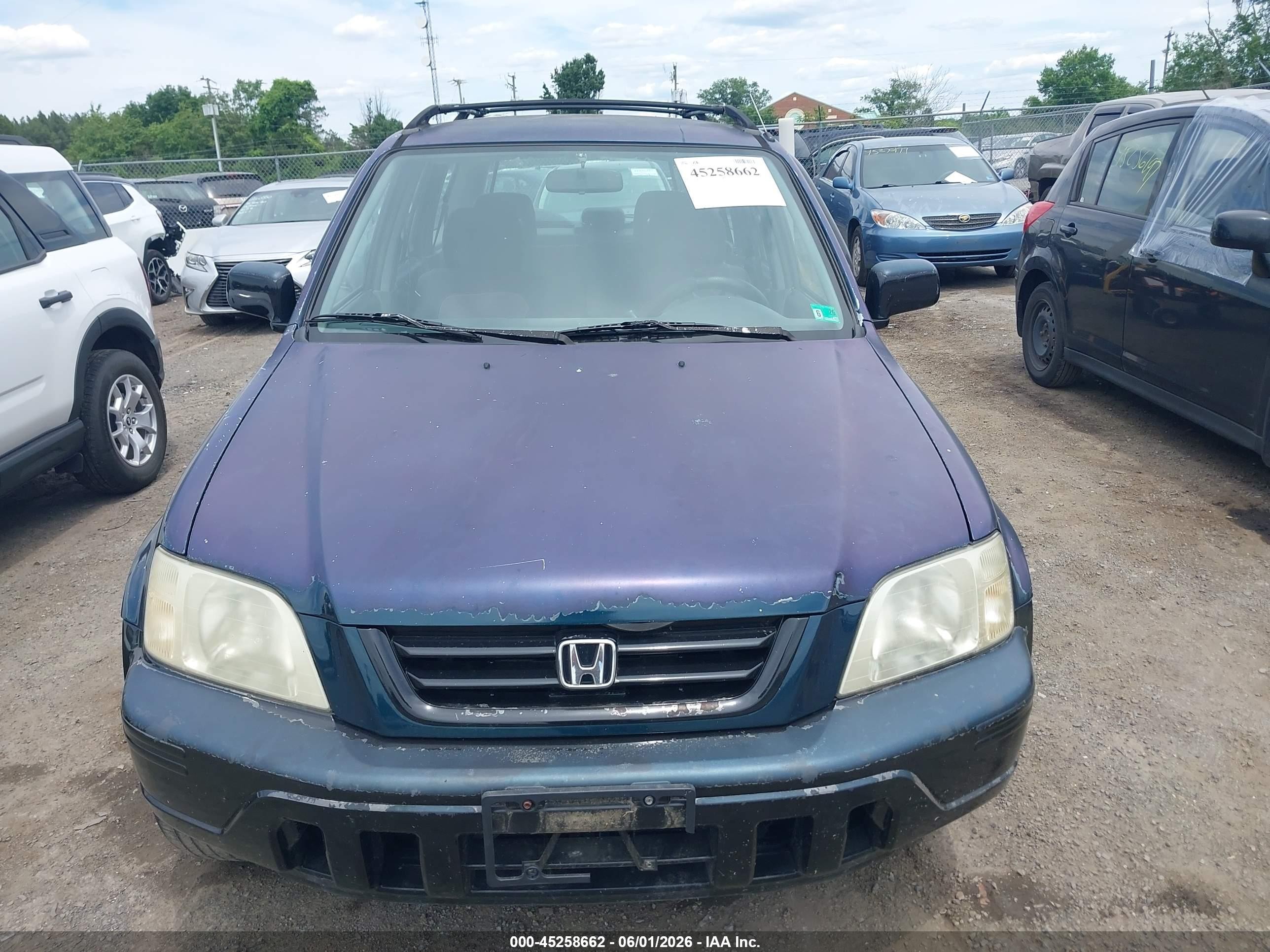 1997 Honda Cr-v   Blue vin: JHLRD1859VC039969