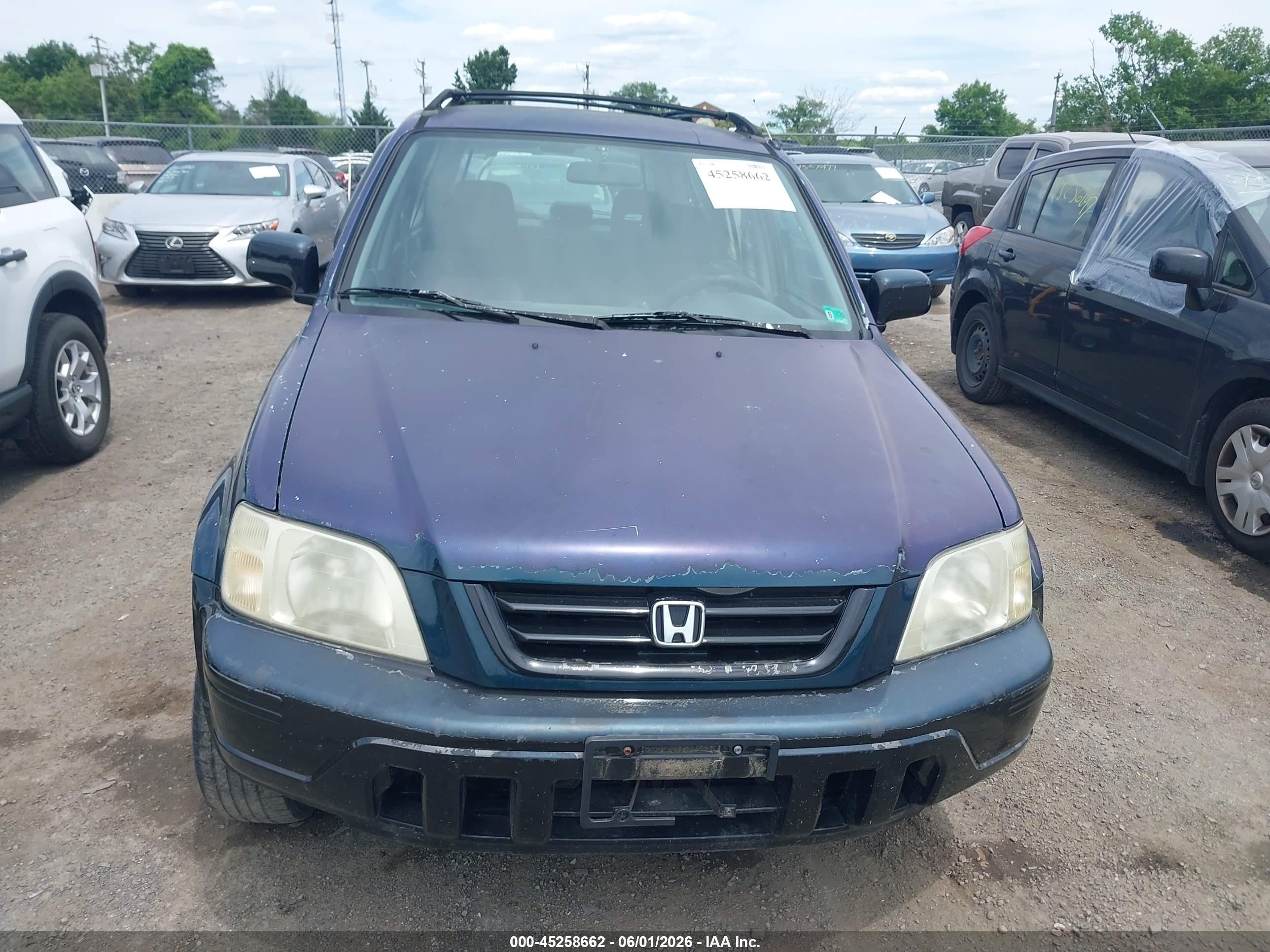 1997 Honda Cr-v   Blue vin: JHLRD1859VC039969