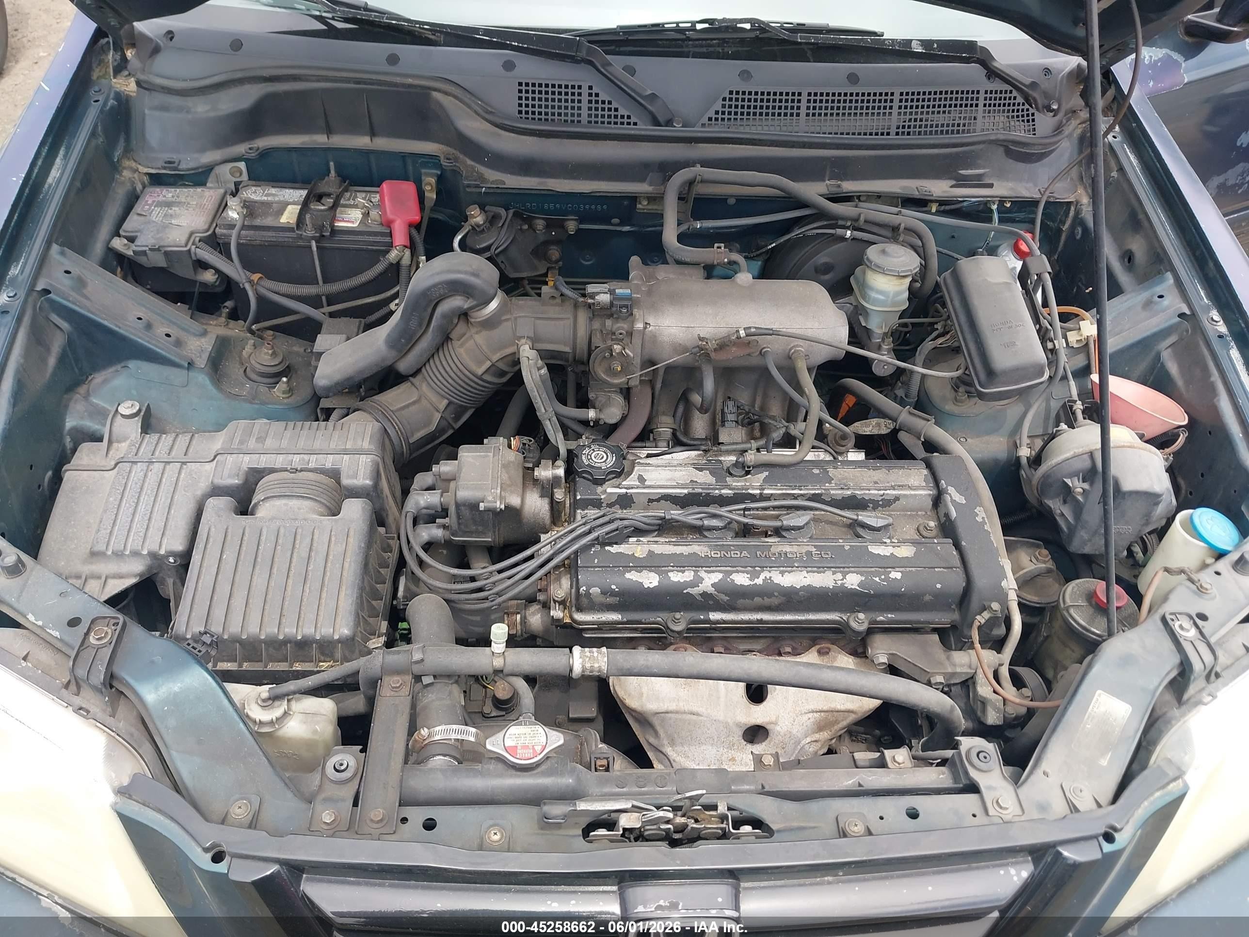 1997 Honda Cr-v   Blue vin: JHLRD1859VC039969