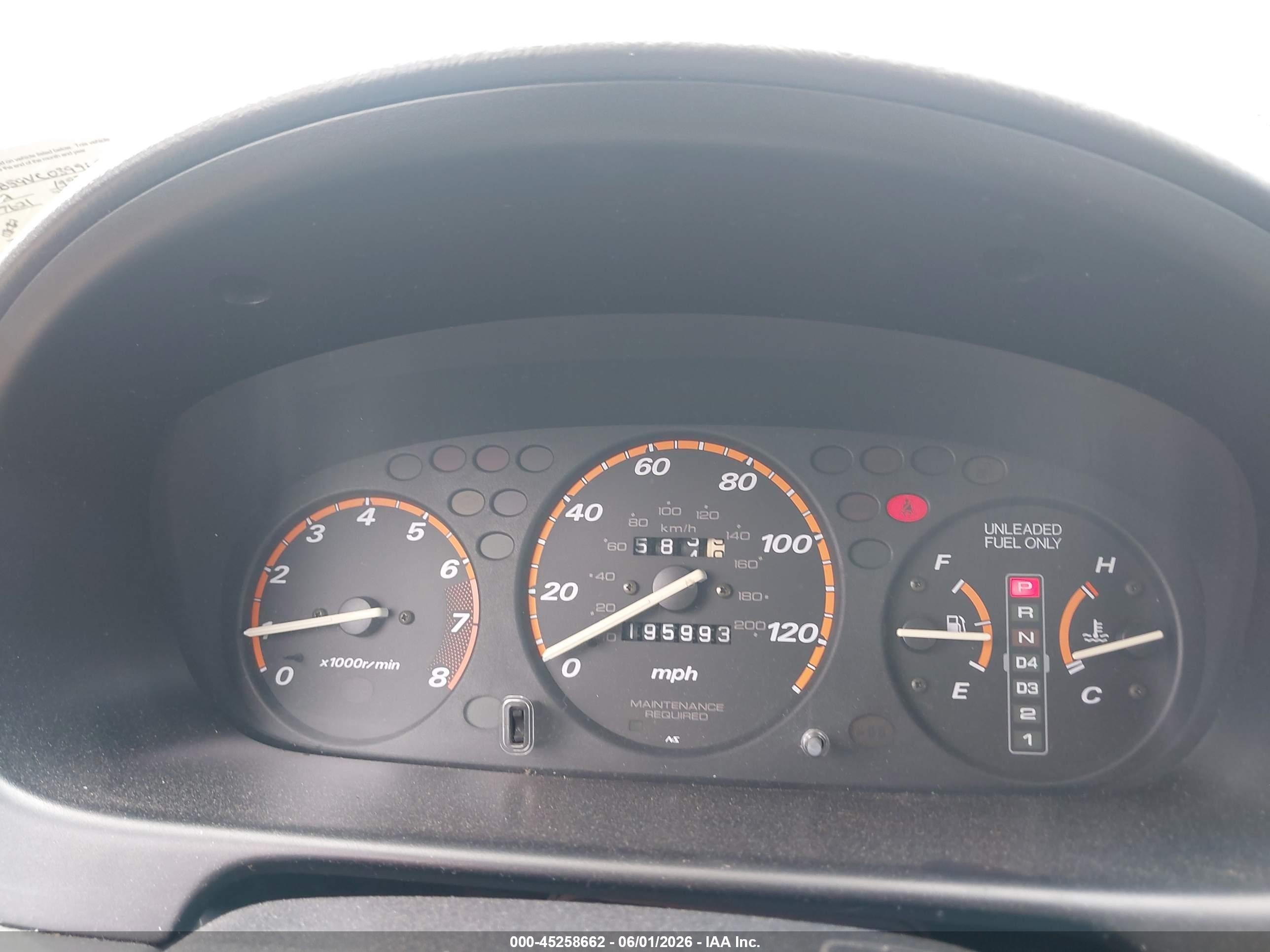 1997 Honda Cr-v   Blue vin: JHLRD1859VC039969