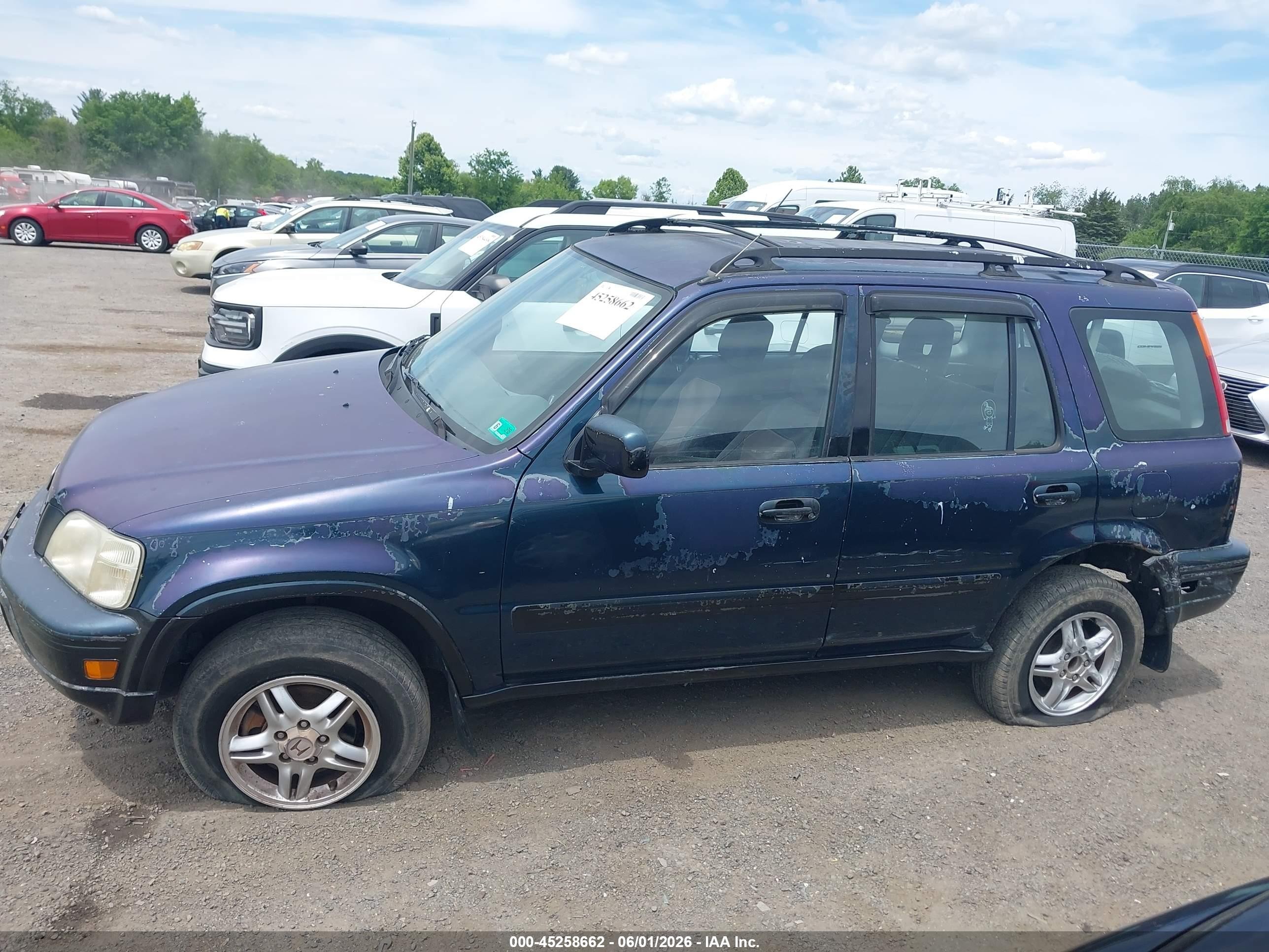 1997 Honda Cr-v   Blue vin: JHLRD1859VC039969