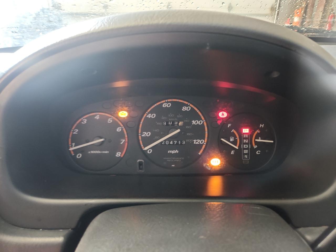 2001 Honda Cr-v Ex Серебряный vin: JHLRD18601C010914 Damage: Warning Light - Abs, On, Unacceptable