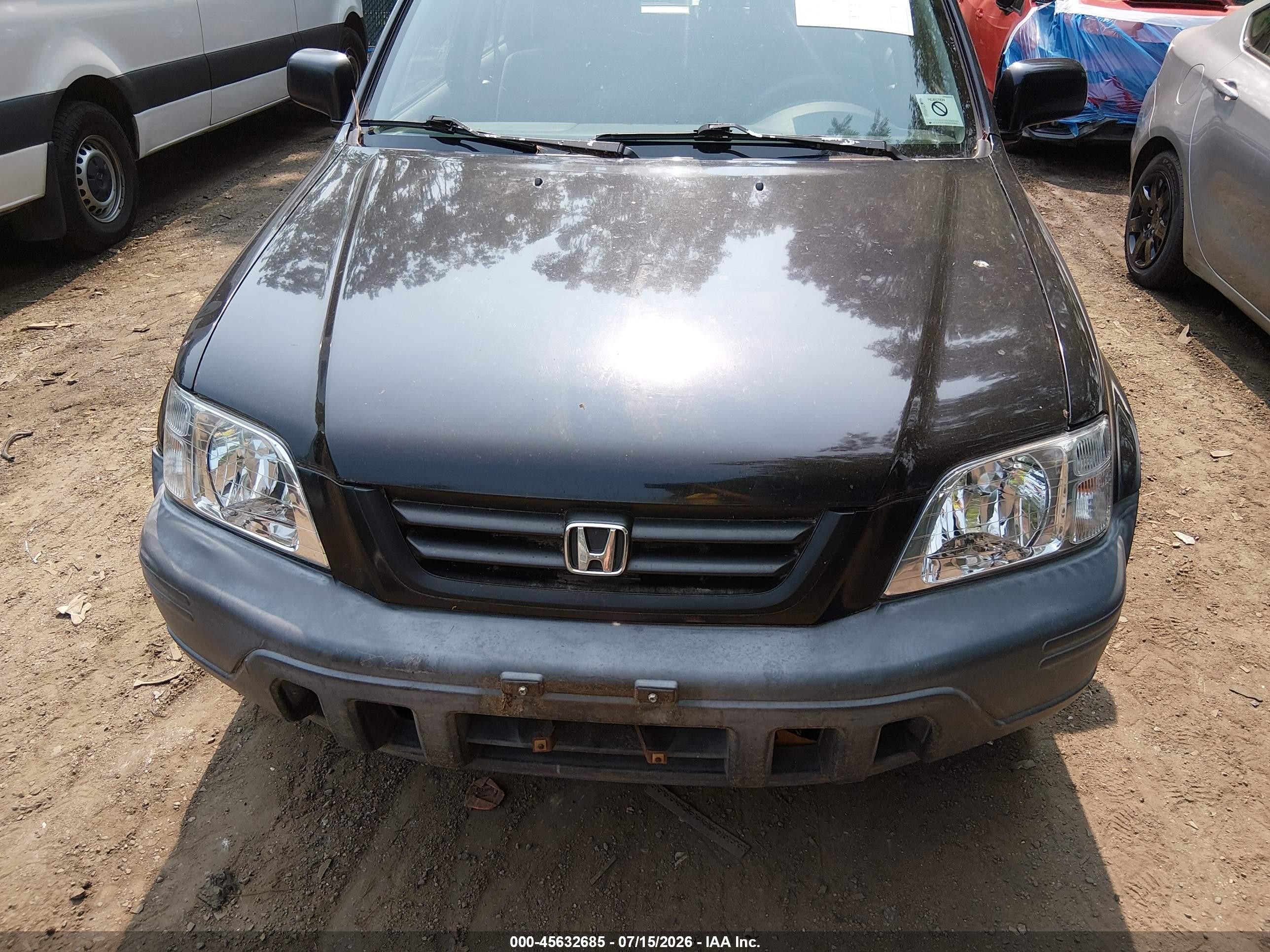 2001 Honda Cr-v Ex Черный vin: JHLRD18601C025901