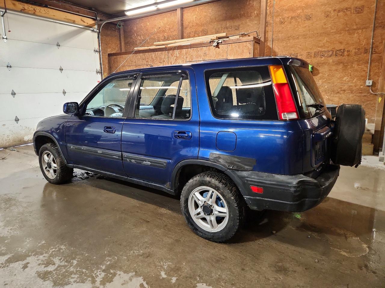 1999 Honda Cr-v Ex Blue vin: JHLRD1860XC050659