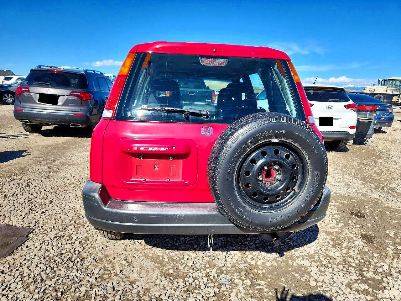 2001 Honda Cr-v Ex Red vin: JHLRD18611C043159