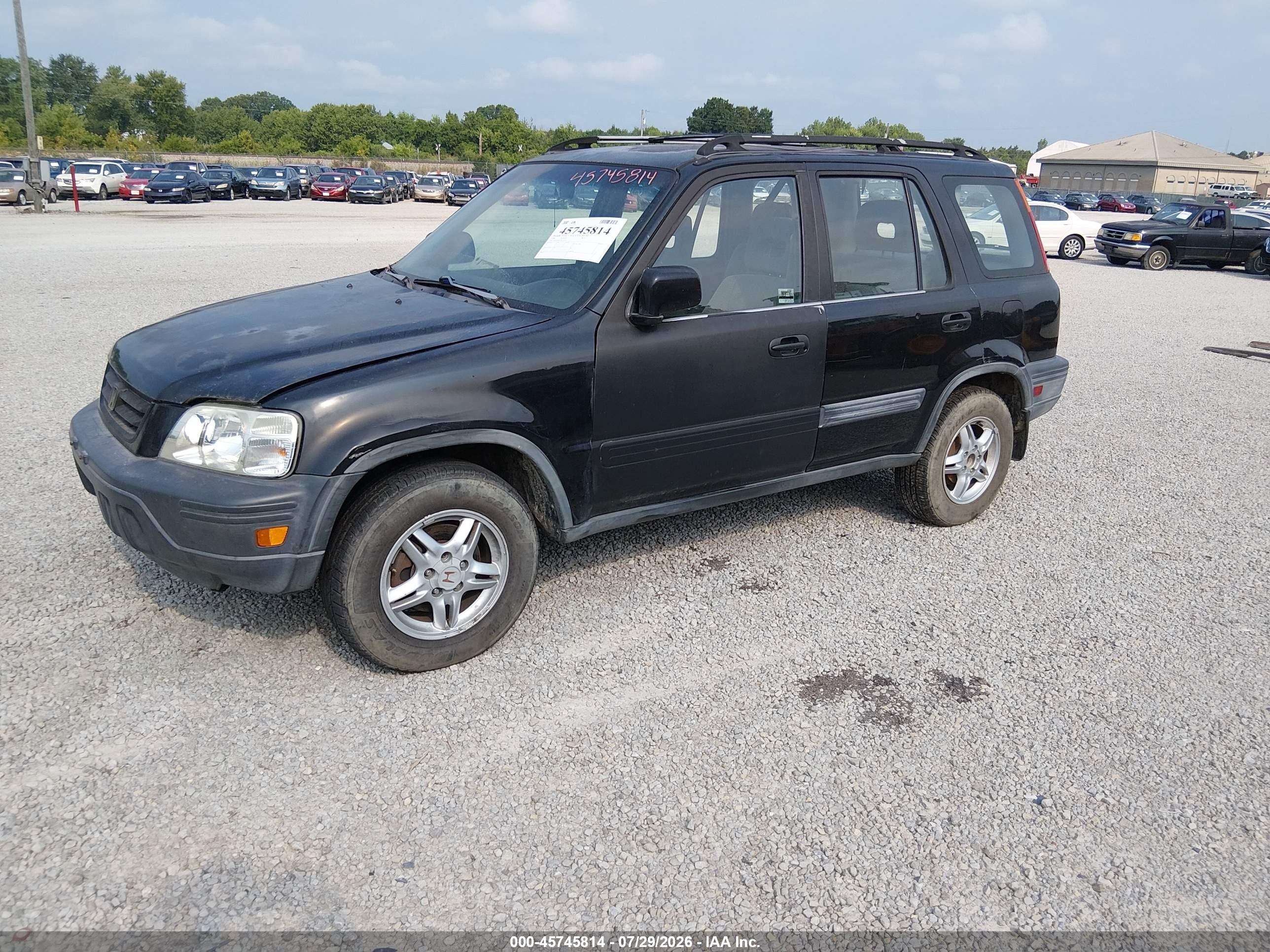 1998 Honda Cr-v Ex Black vin: JHLRD1861WC035442