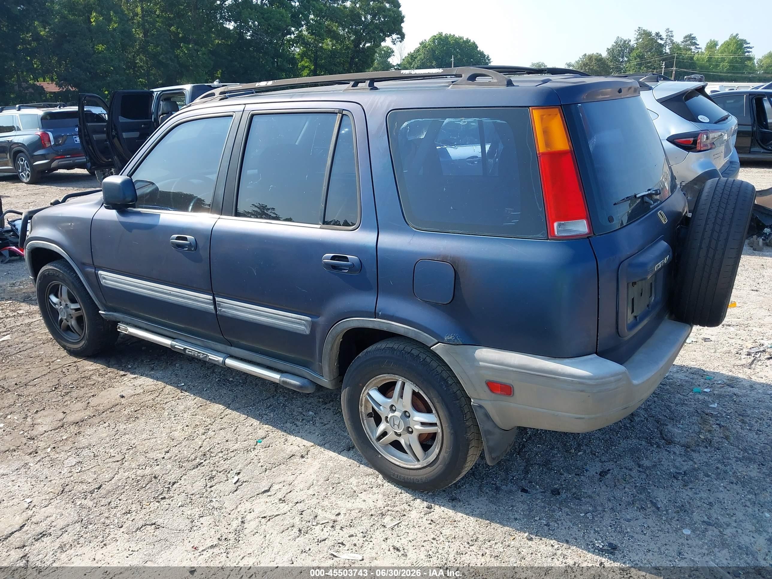 1998 Honda Cr-v Ex Синий vin: JHLRD1861WC096578