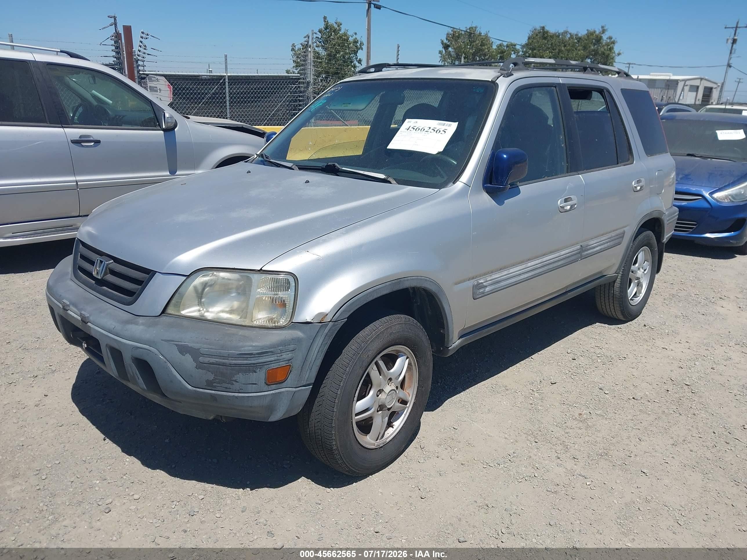 1999 Honda Cr-v Ex Silver vin: JHLRD1862XC021275