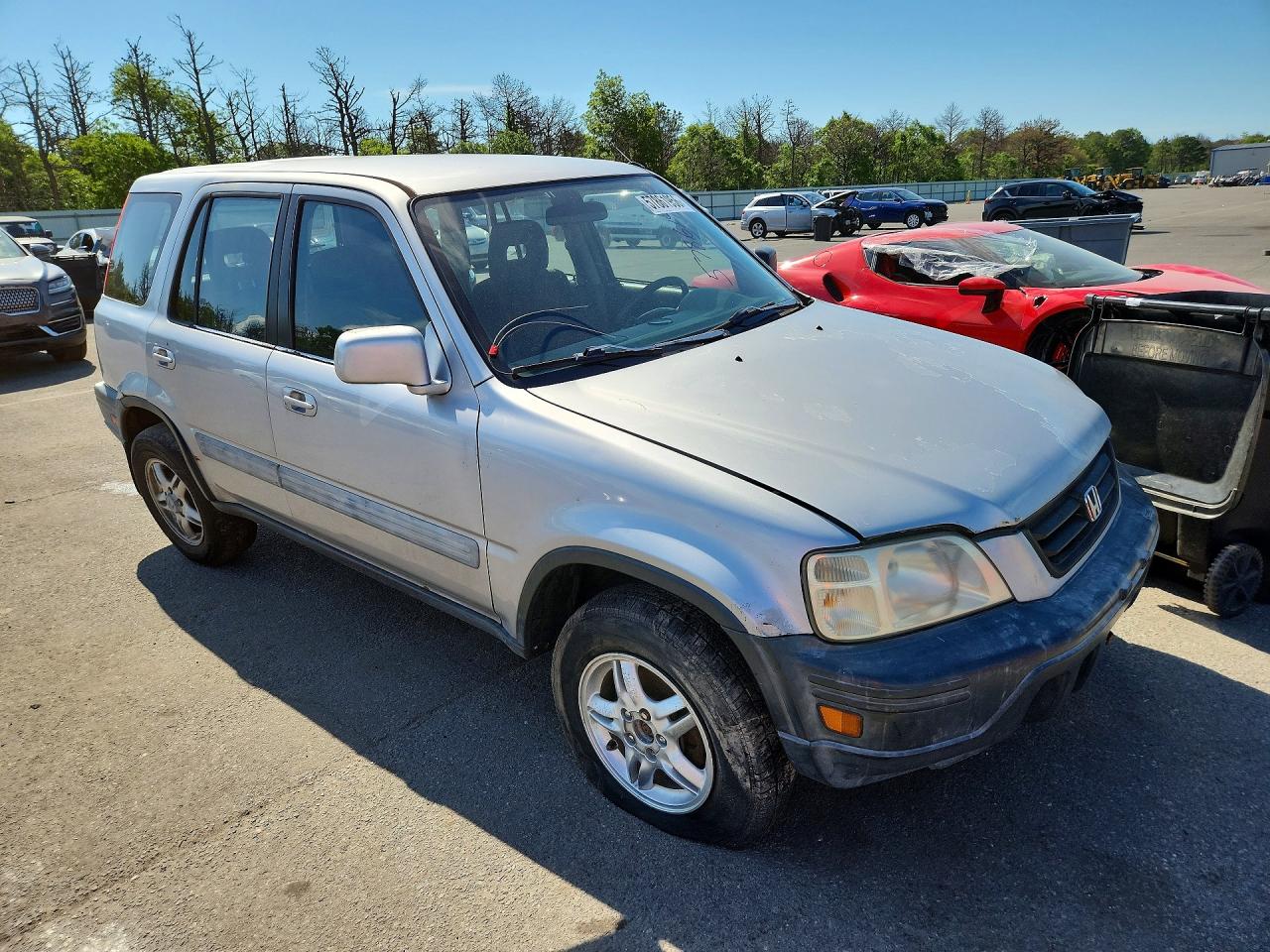 2001 Honda Cr-v Ex Silver vin: JHLRD18631C012656