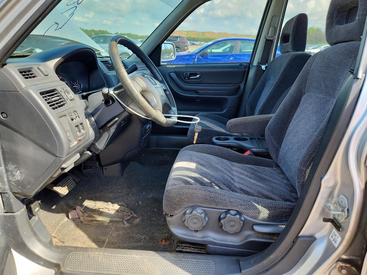2001 Honda Cr-v Ex Silver vin: JHLRD18631C012656
