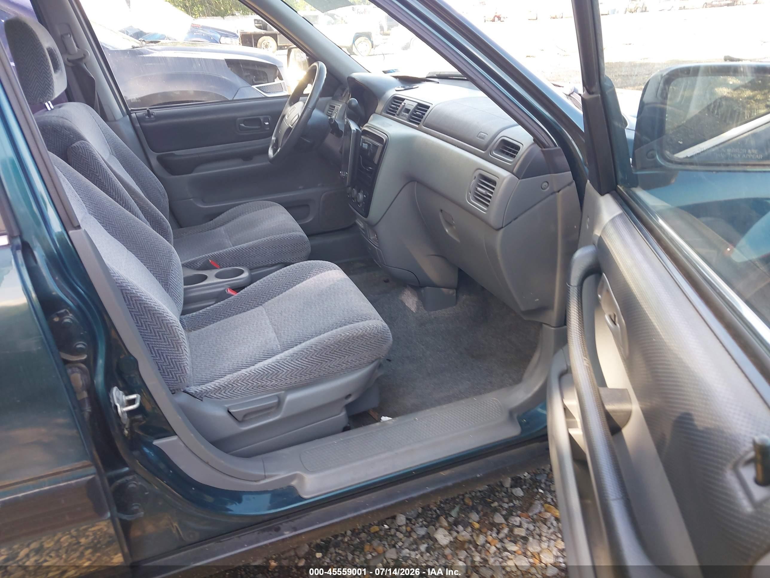 1998 Honda Cr-v Ex Green vin: JHLRD1863WC044630
