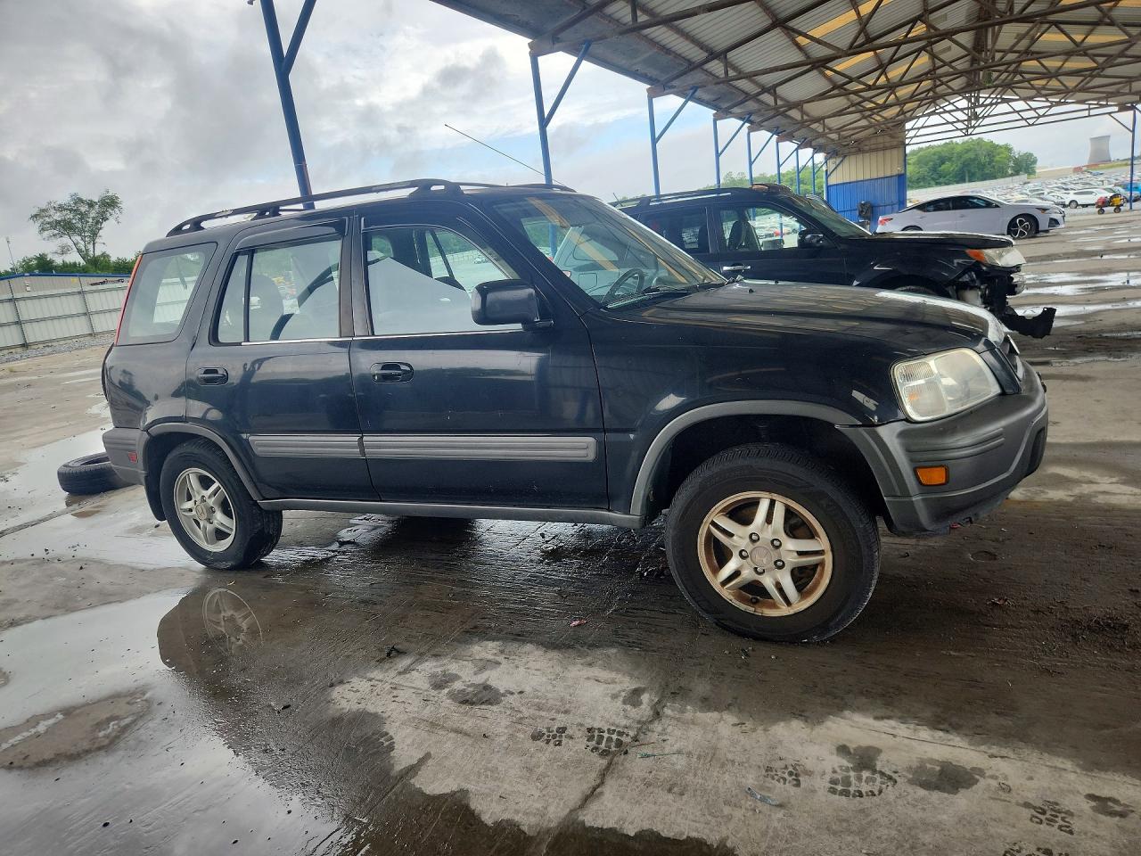 1998 Honda Crv Awd Black vin: JHLRD1863WC082956