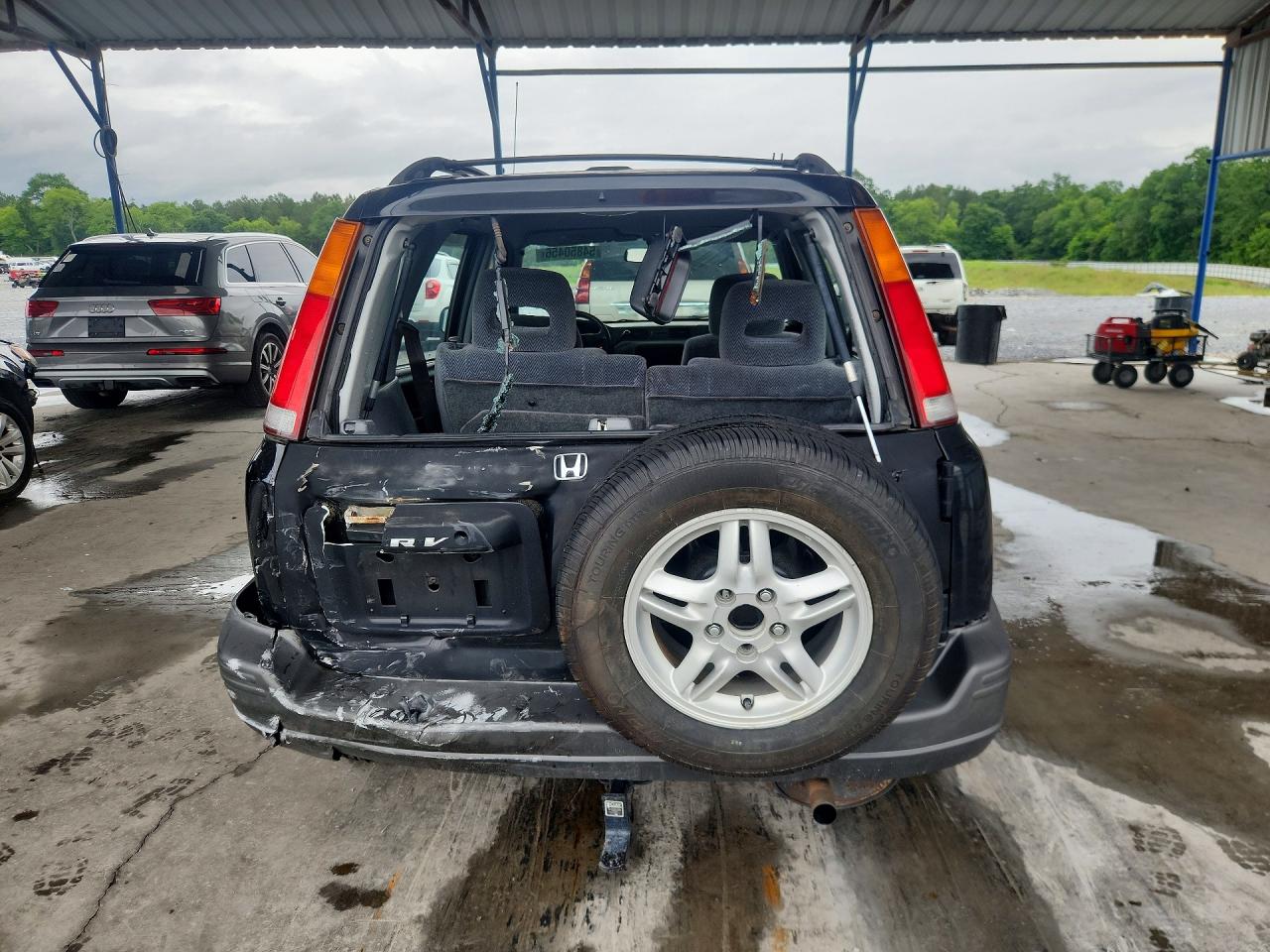 1998 Honda Crv Awd Black vin: JHLRD1863WC082956