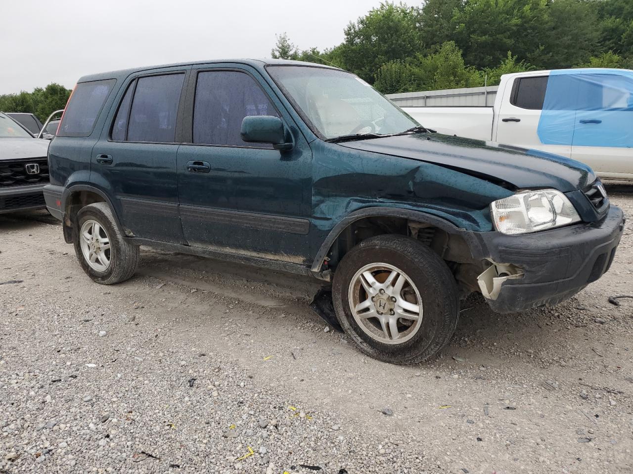 1998 Honda Cr-v Ex Green vin: JHLRD1863WC084481