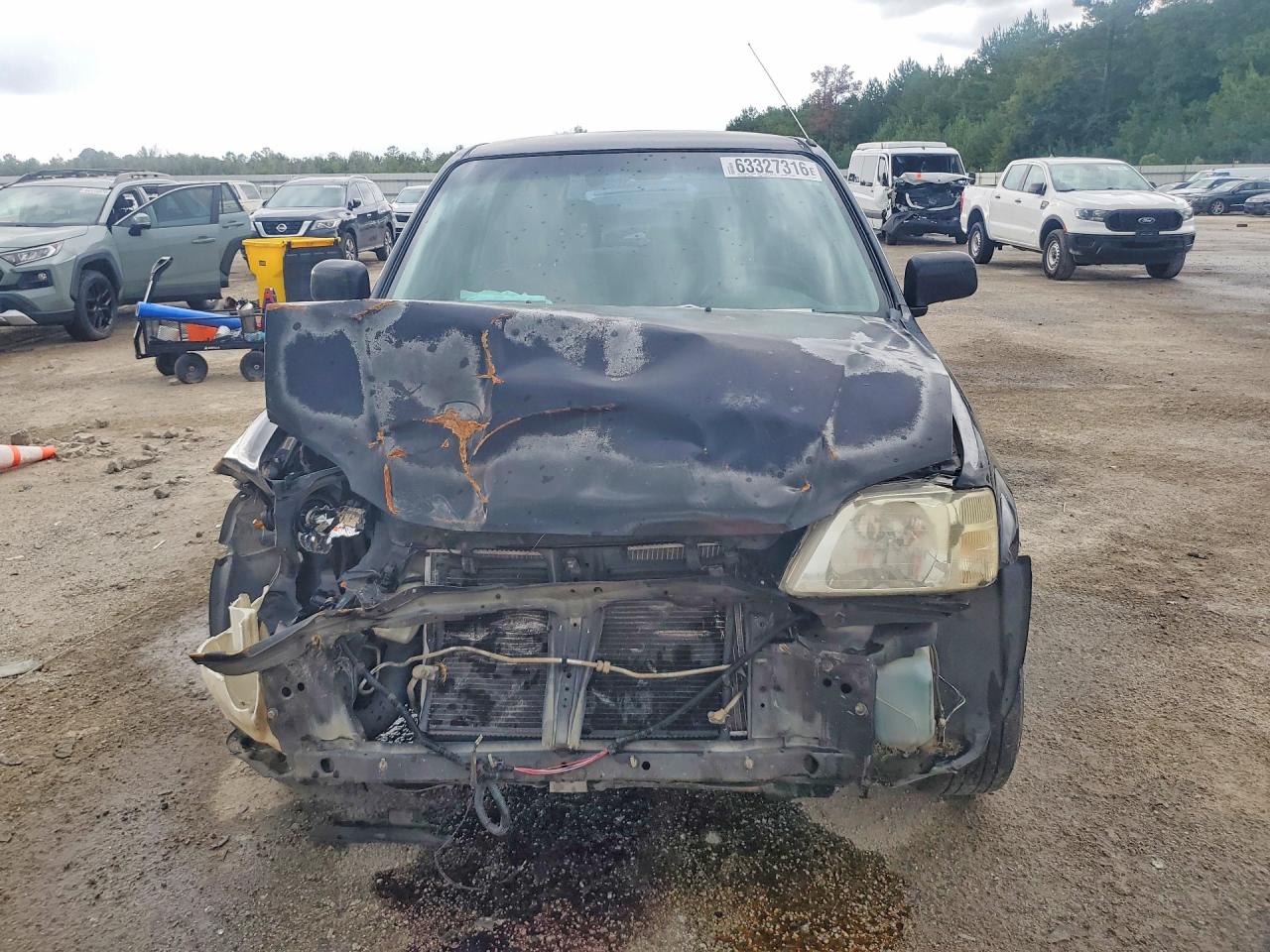1998 Honda Cr-v Ex Black vin: JHLRD1863WC093732