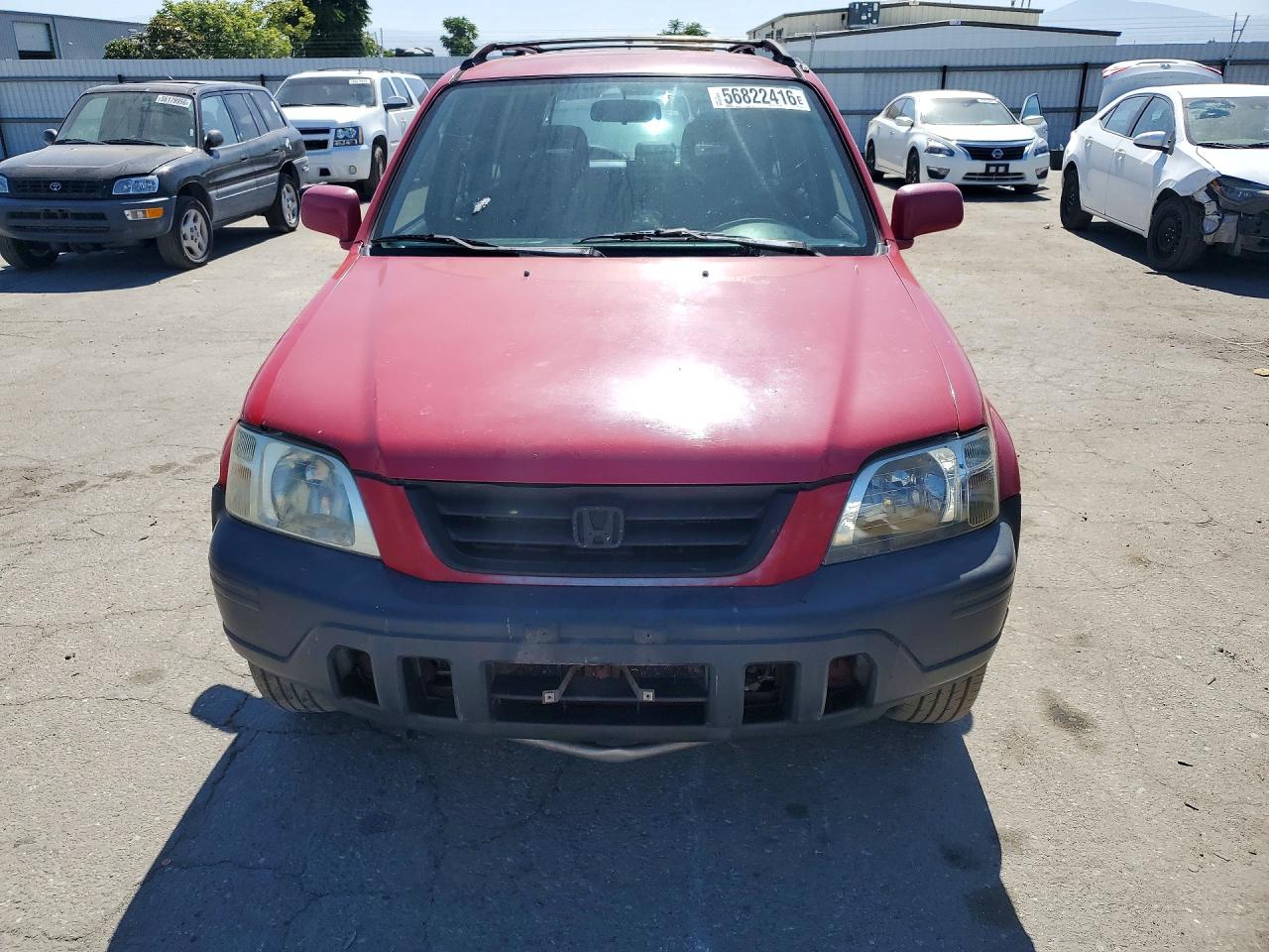 1999 Honda Cr-v Ex Red vin: JHLRD1863XC015422