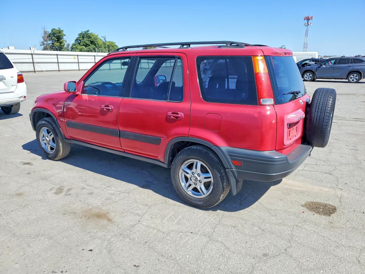 1999 Honda Cr-v Ex Red vin: JHLRD1863XC015422