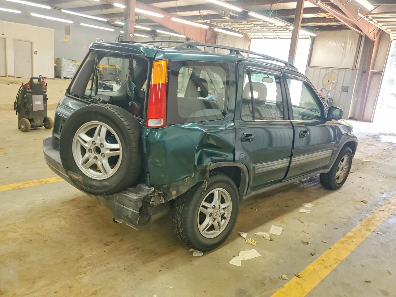 1999 Honda Cr-v Ex Green vin: JHLRD1863XC018935