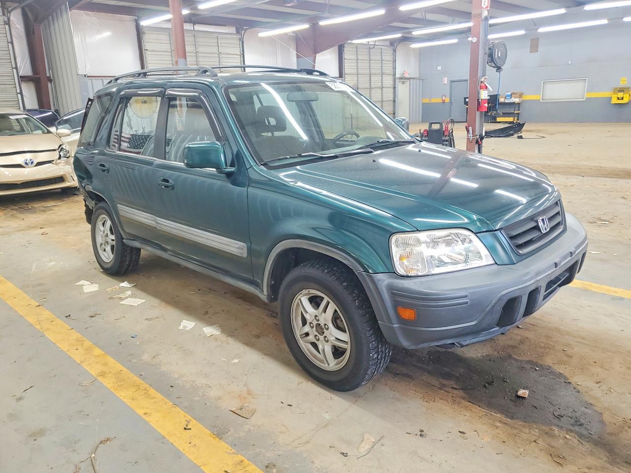 1999 Honda Cr-v Ex Green vin: JHLRD1863XC018935