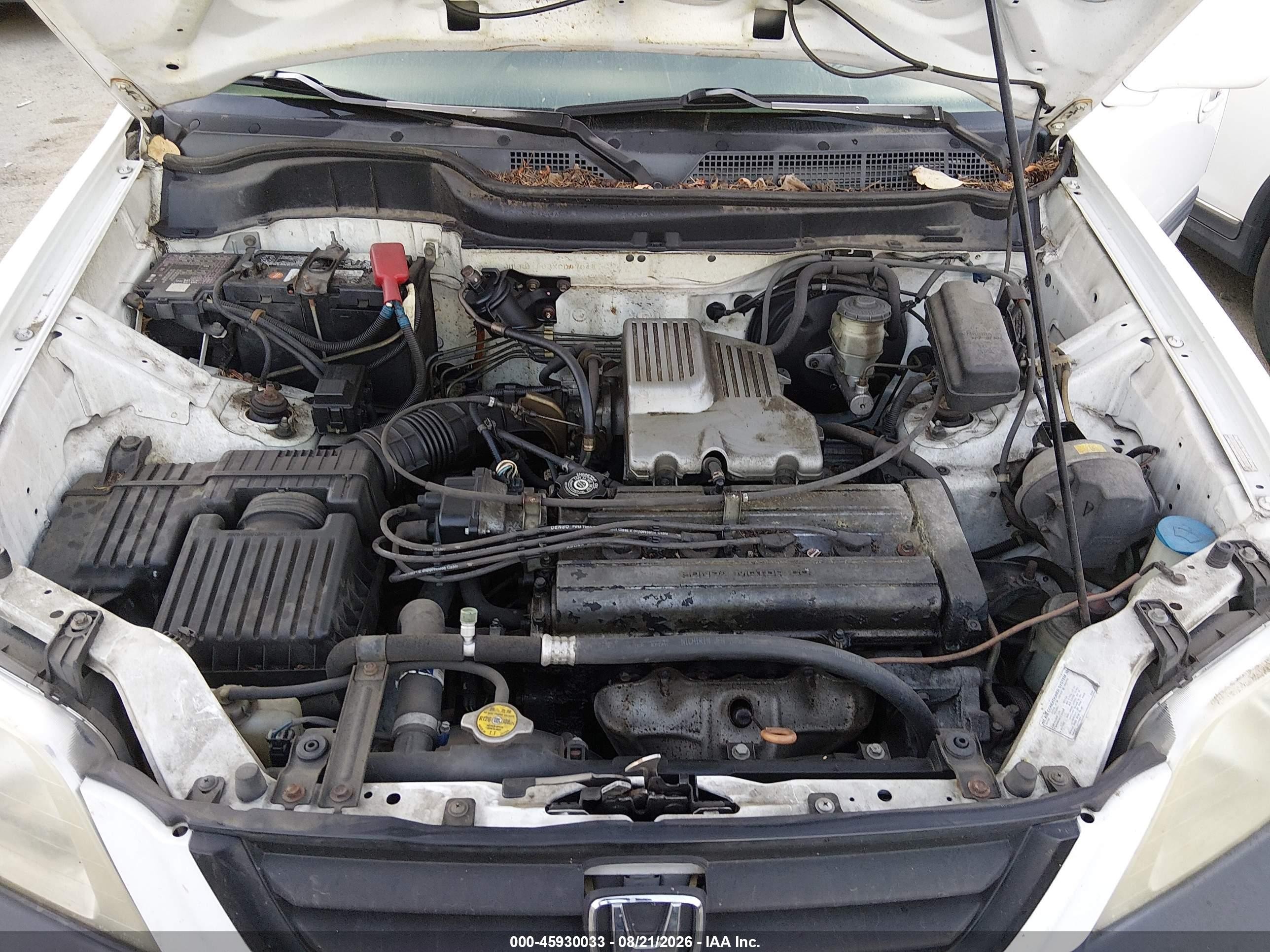 1999 Honda Cr-v Ex White vin: JHLRD1863XC047044