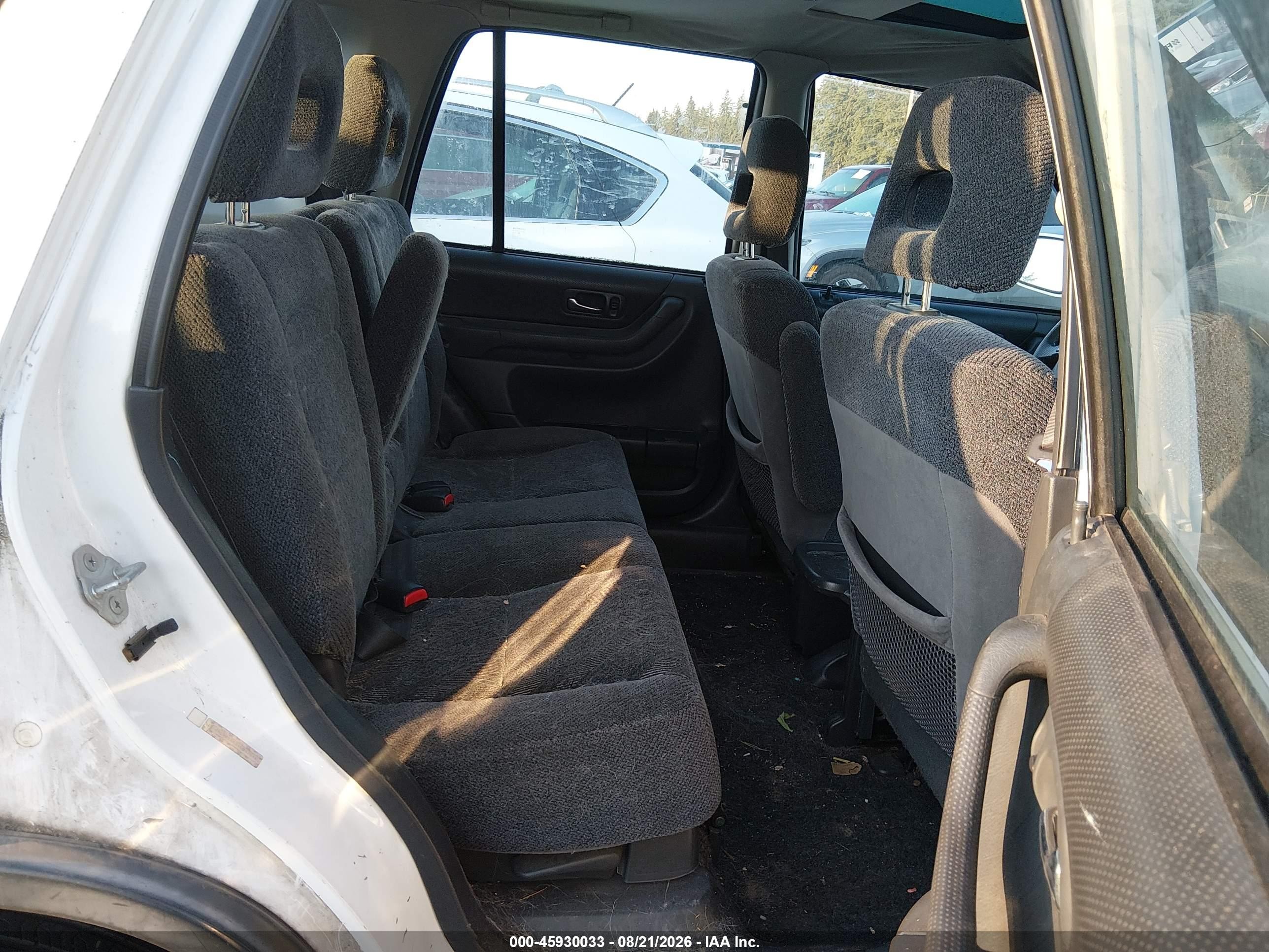1999 Honda Cr-v Ex White vin: JHLRD1863XC047044