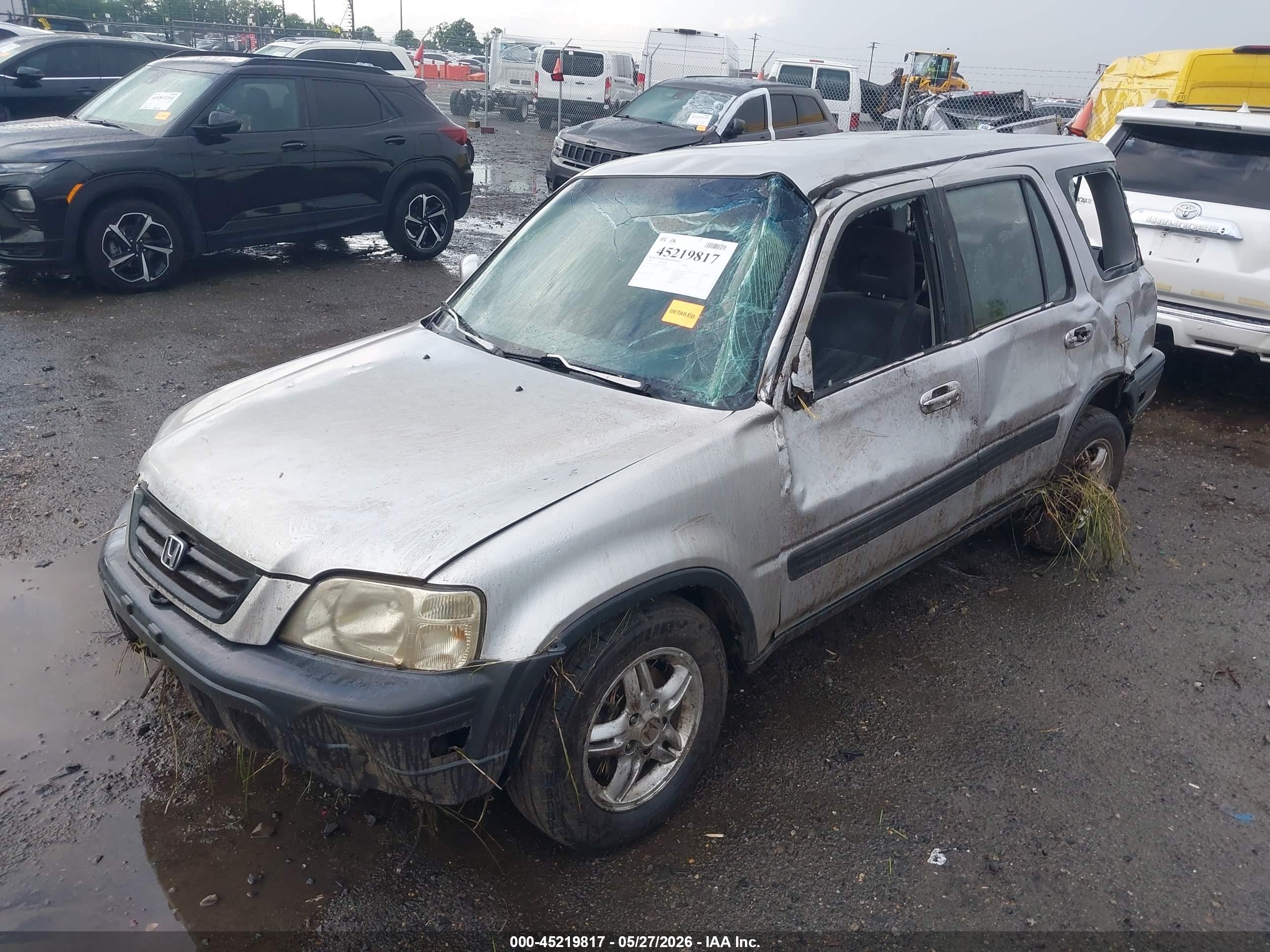 1999 Honda Cr-v Ex Silver vin: JHLRD1863XC084028
