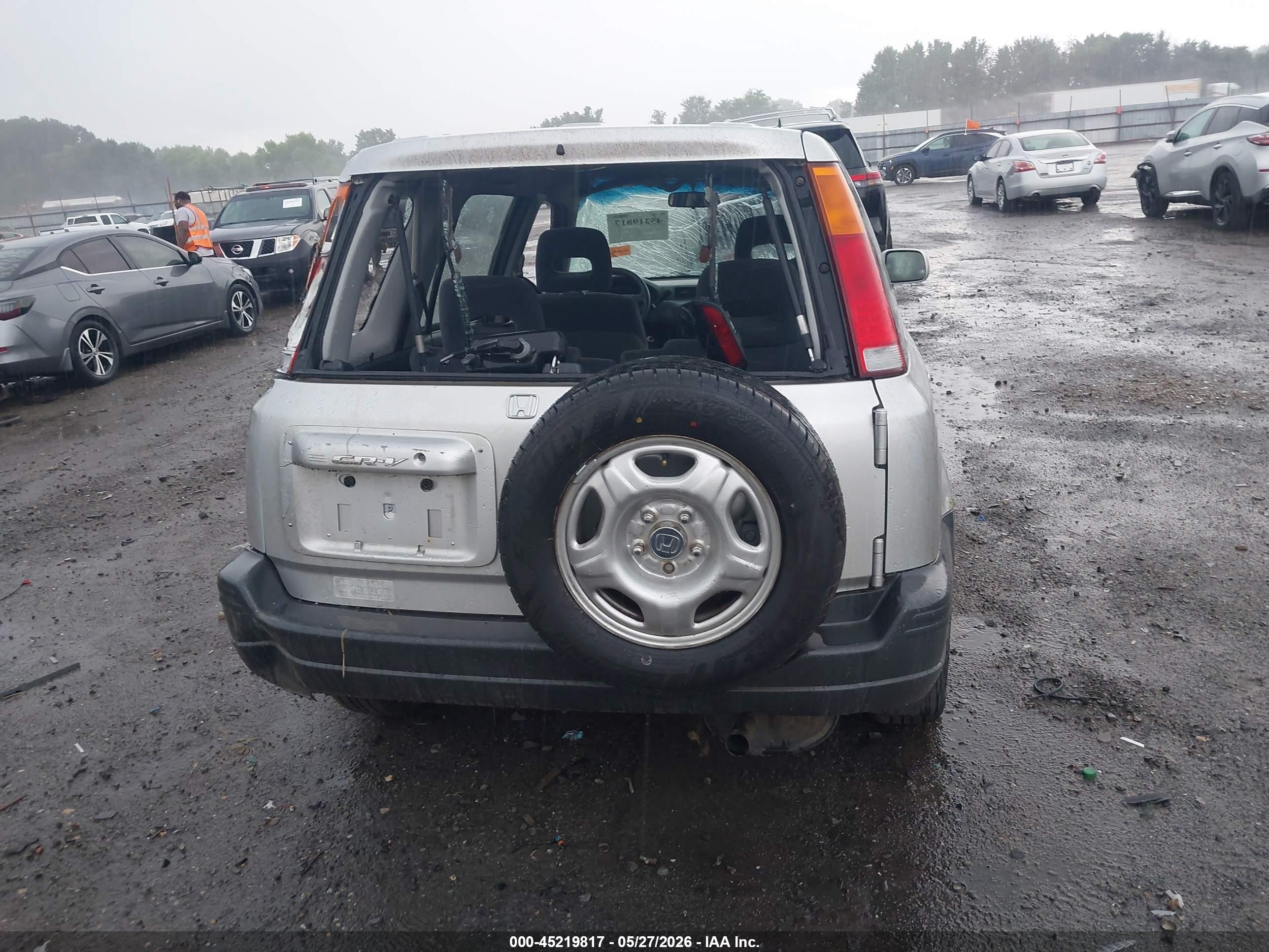 1999 Honda Cr-v Ex Silver vin: JHLRD1863XC084028