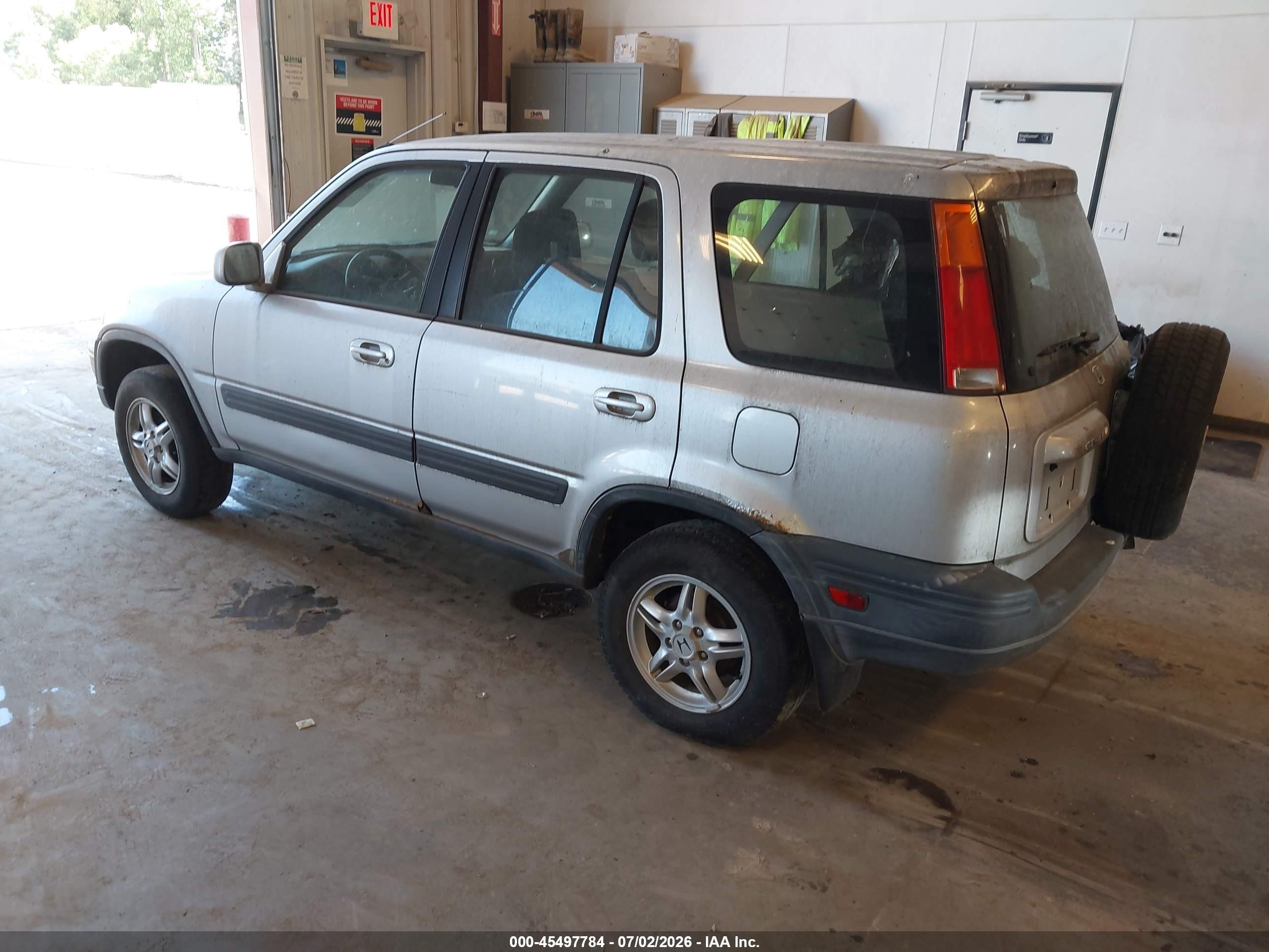 2000 Honda Cr-v Ex Silver vin: JHLRD1863YC016846