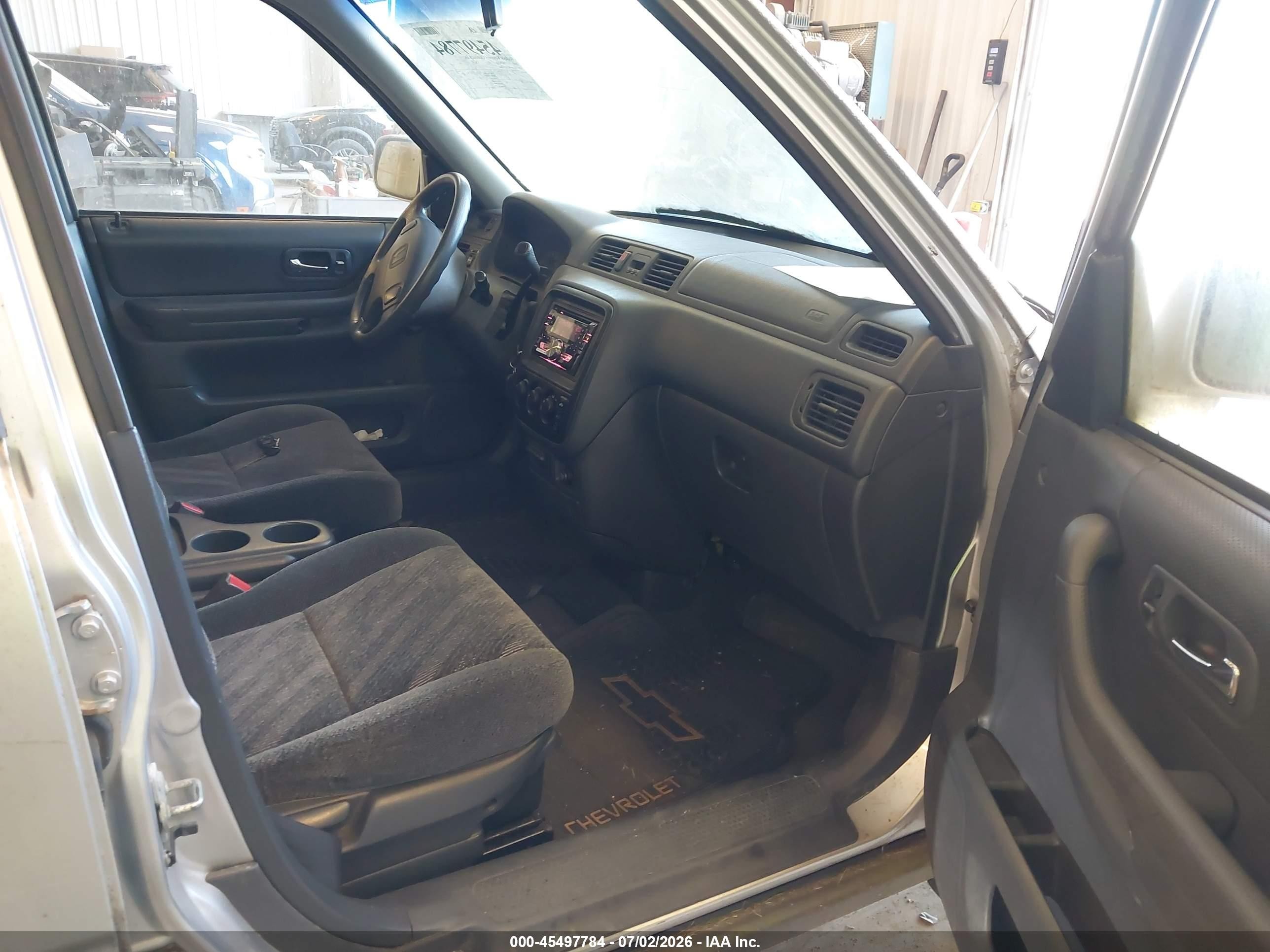 2000 Honda Cr-v Ex Silver vin: JHLRD1863YC016846