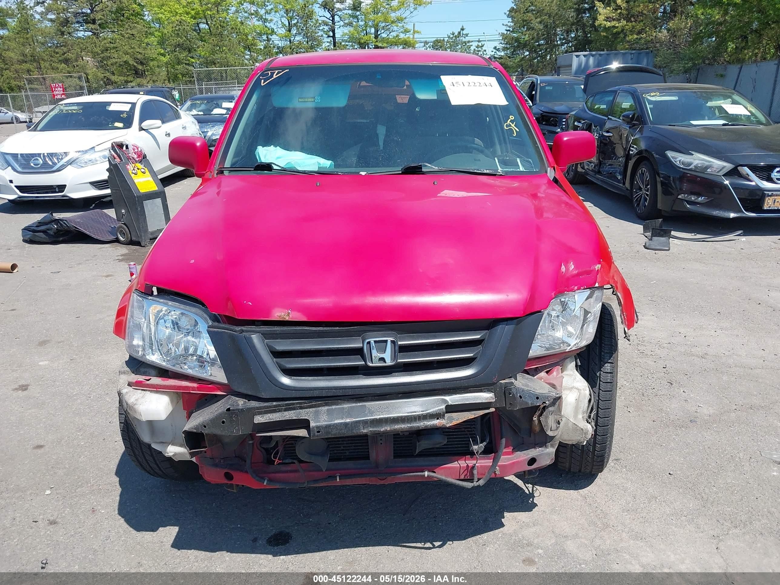 2001 Honda Cr-v Ex Red vin: JHLRD18641C041616