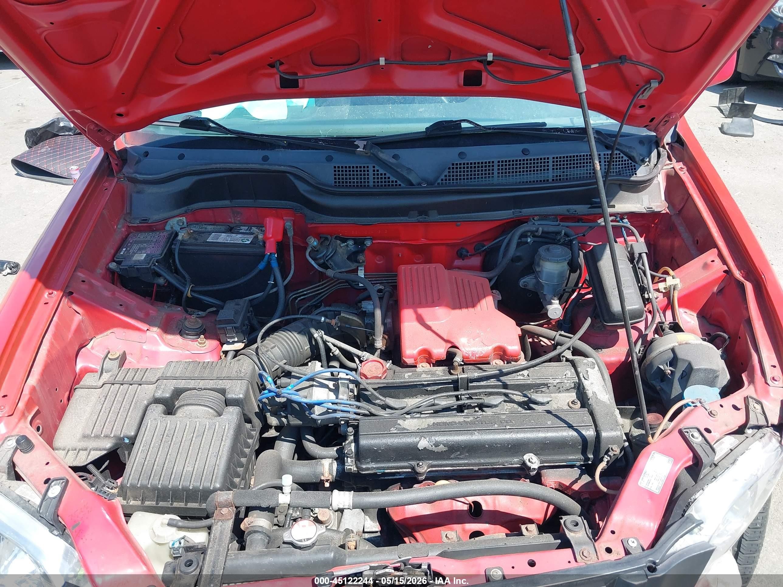 2001 Honda Cr-v Ex Red vin: JHLRD18641C041616