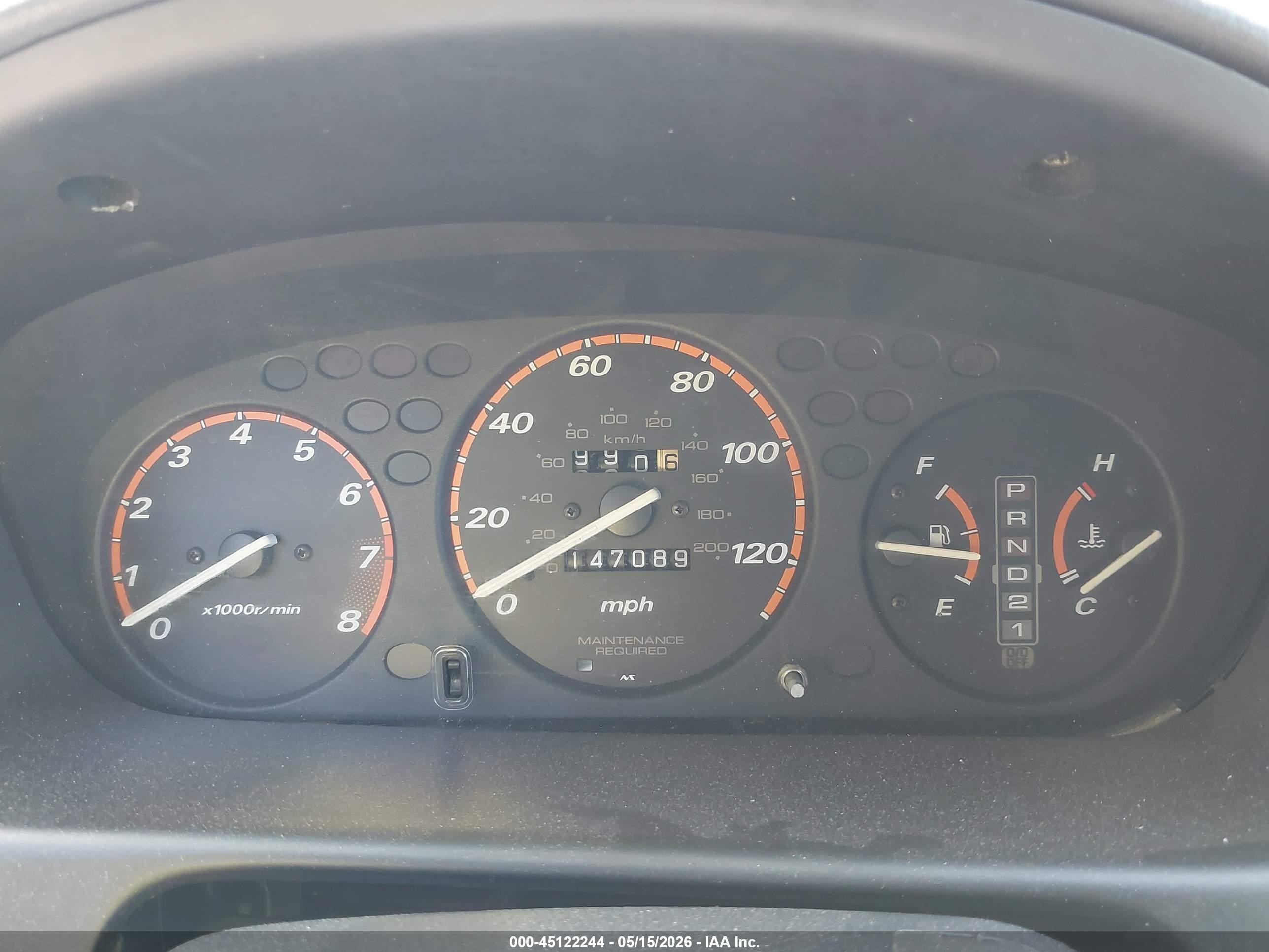 2001 Honda Cr-v Ex Red vin: JHLRD18641C041616