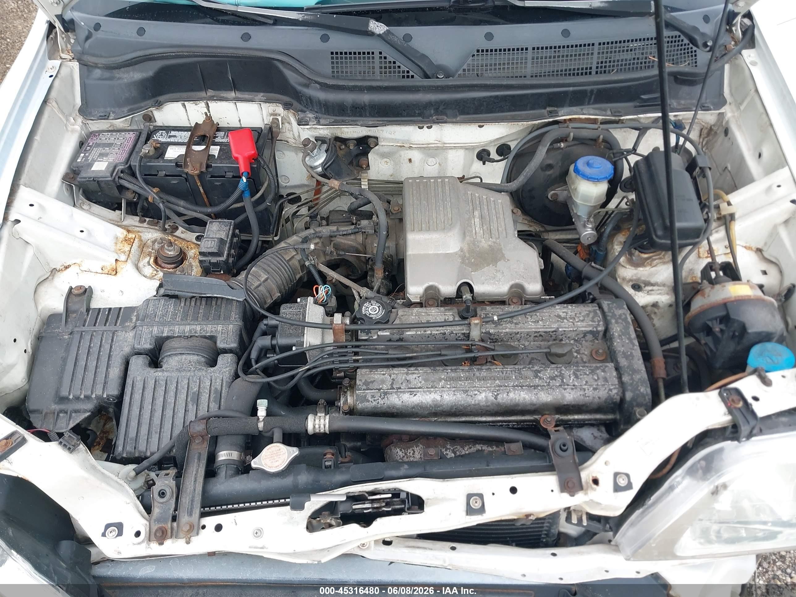 1999 Honda Cr-v Ex White vin: JHLRD1864XC047702