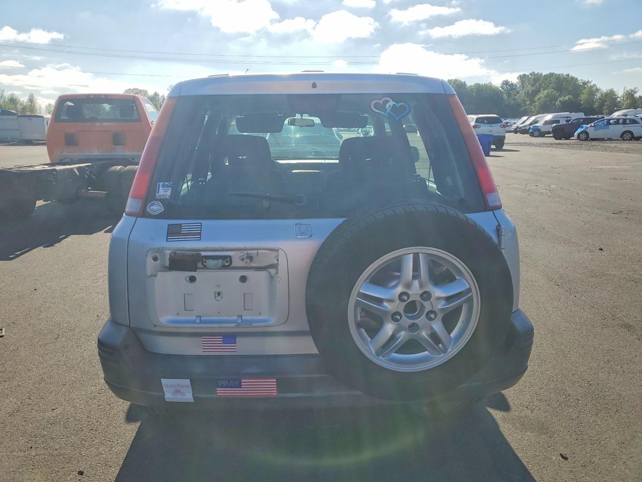 1999 Honda Cr-v Ex Silver vin: JHLRD1864XC082238