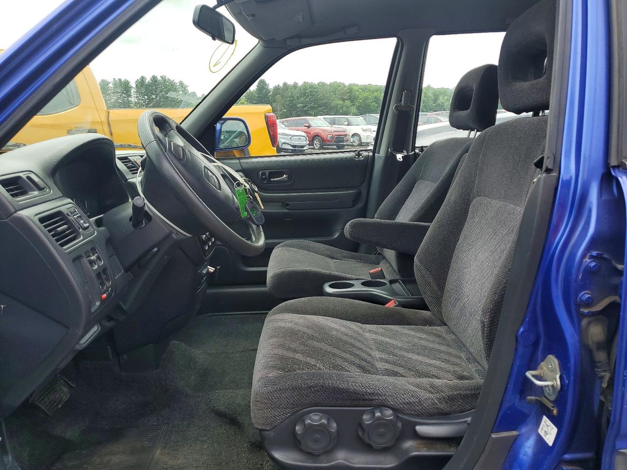 2000 Honda Cr-v Ex Blue vin: JHLRD1864YC007654