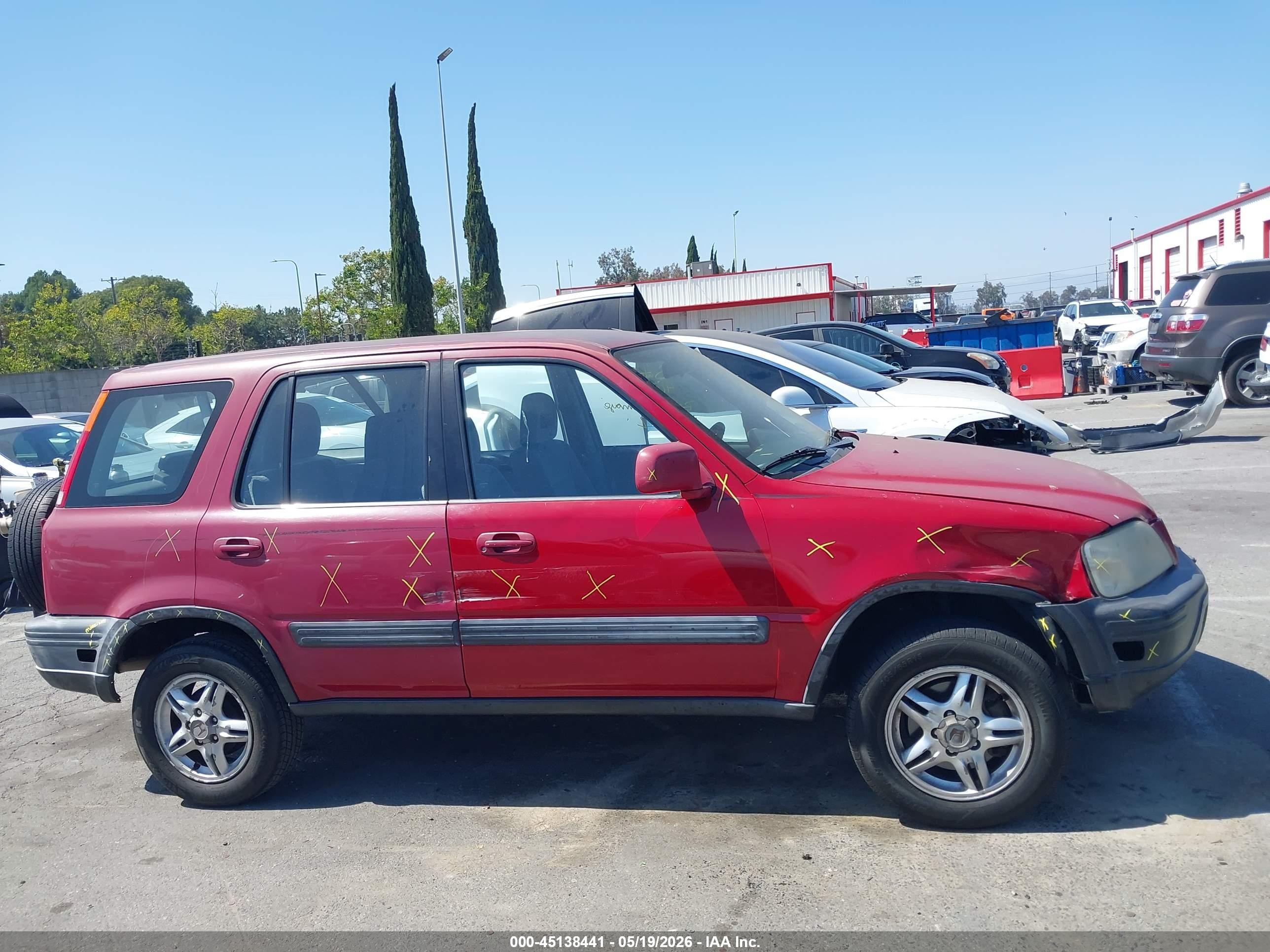 1998 Honda Cr-v Ex Красный vin: JHLRD1865WC041938