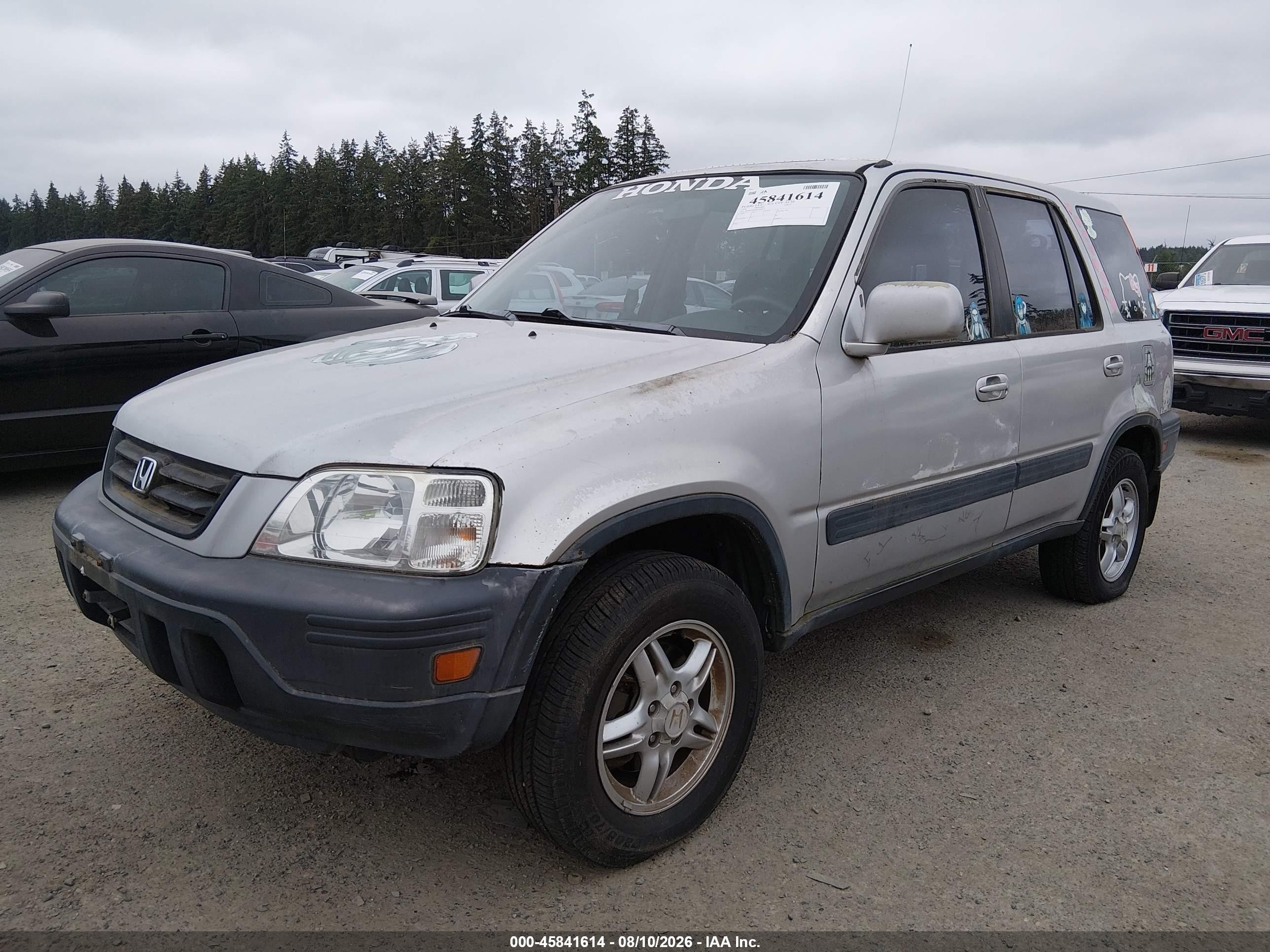 1998 Honda Cr-v Ex Silver vin: JHLRD1865WC090931