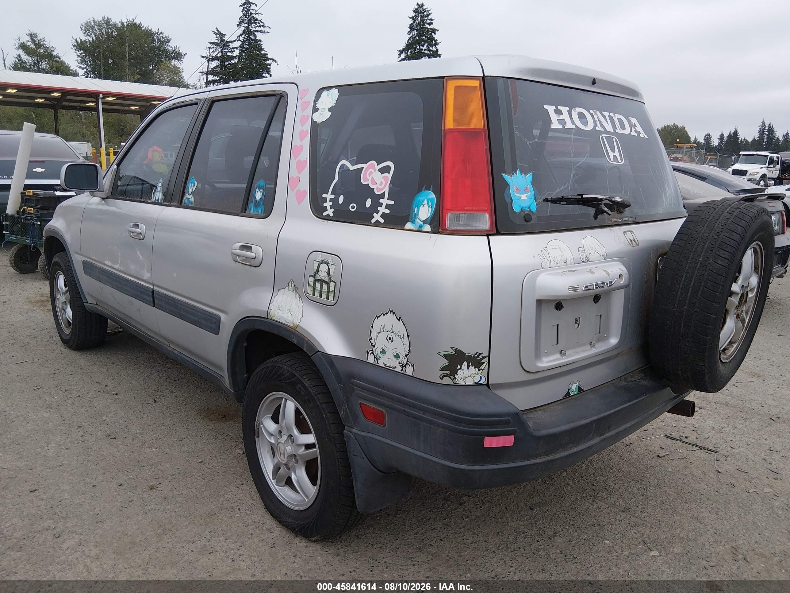 1998 Honda Cr-v Ex Silver vin: JHLRD1865WC090931