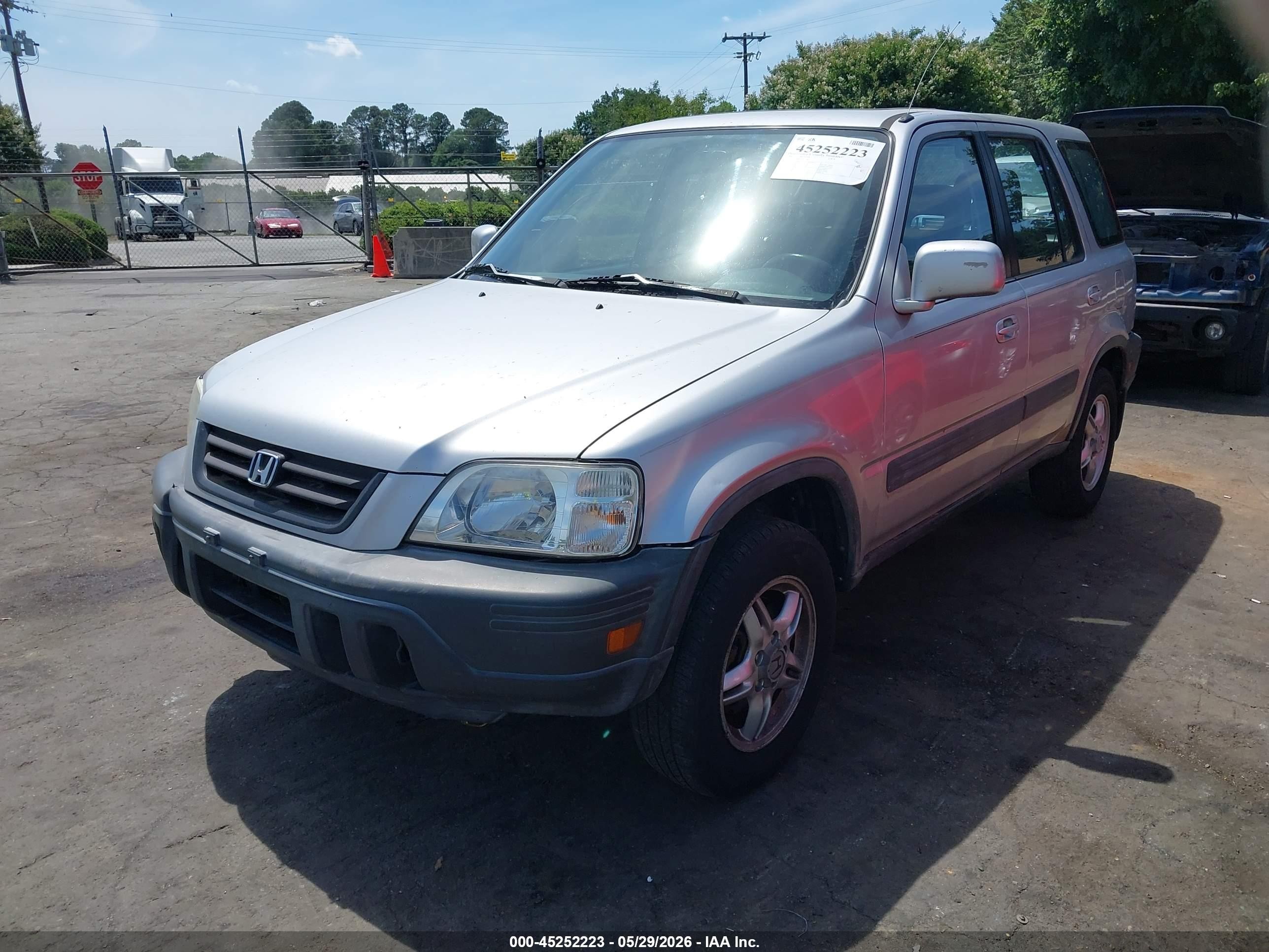 1999 Honda Cr-v Ex Silver vin: JHLRD1865XC025482