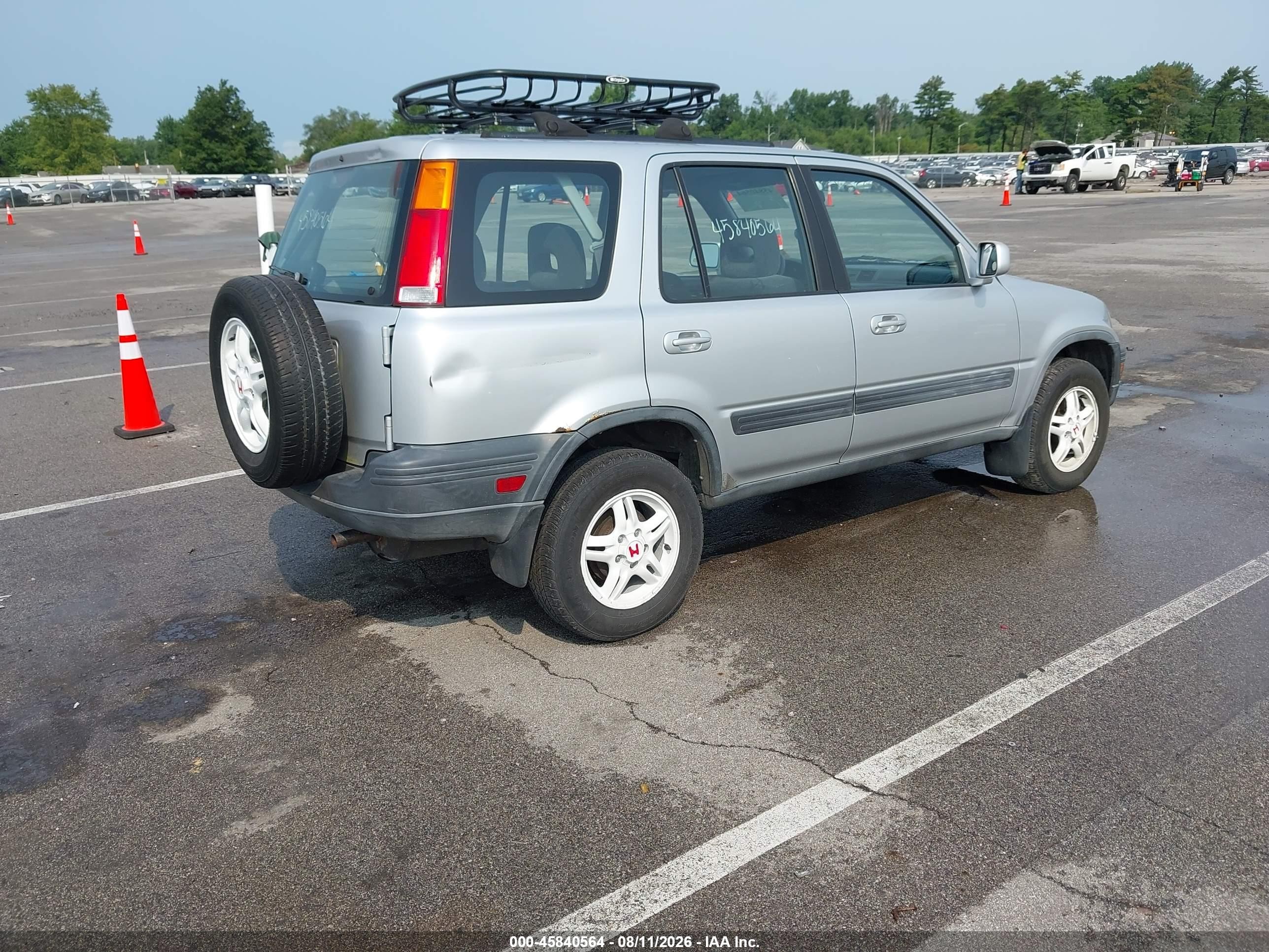 1999 Honda Cr-v Ex Silver vin: JHLRD1865XC077436