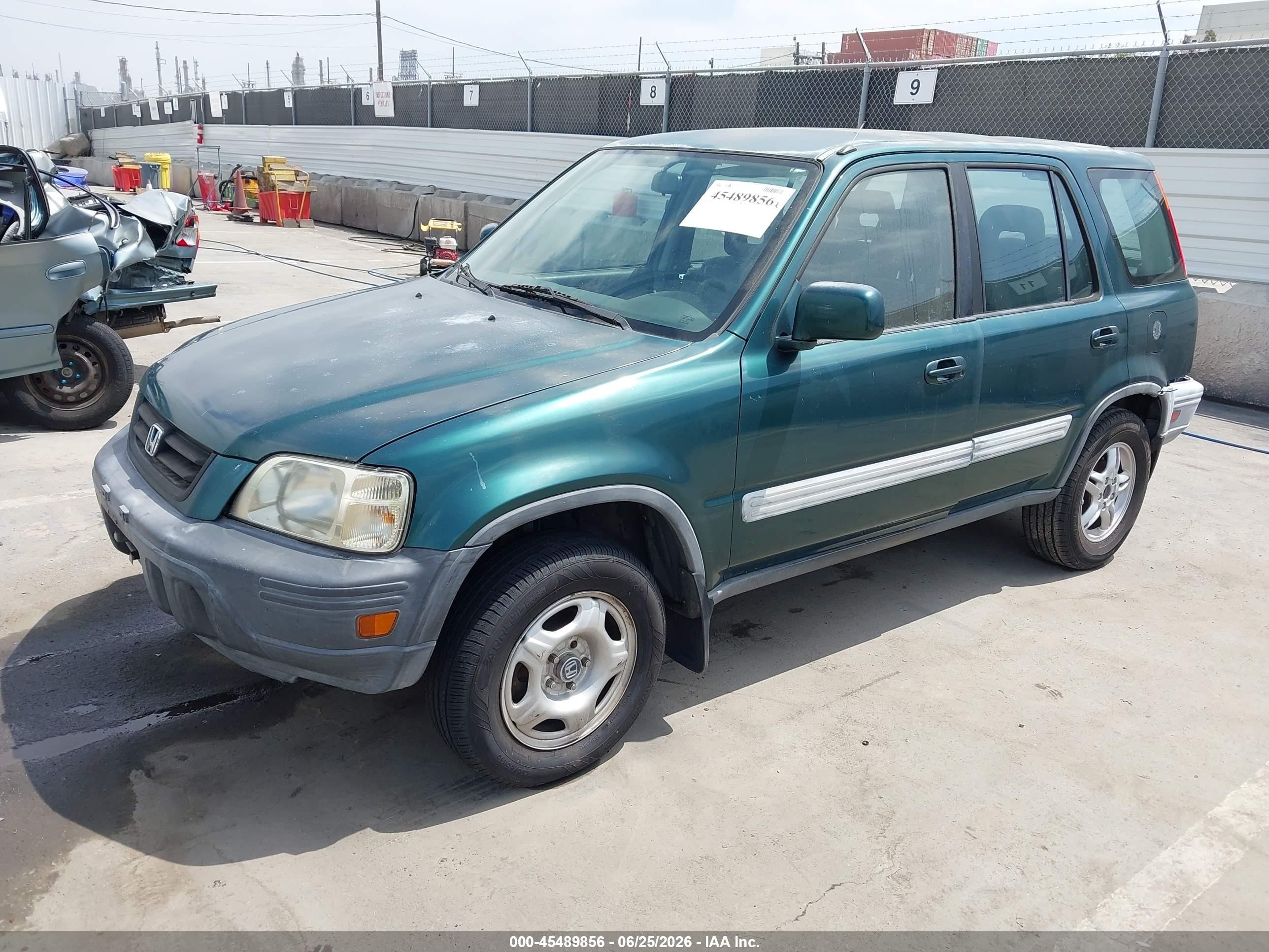 2001 Honda Cr-v Ex Green vin: JHLRD18661C016250