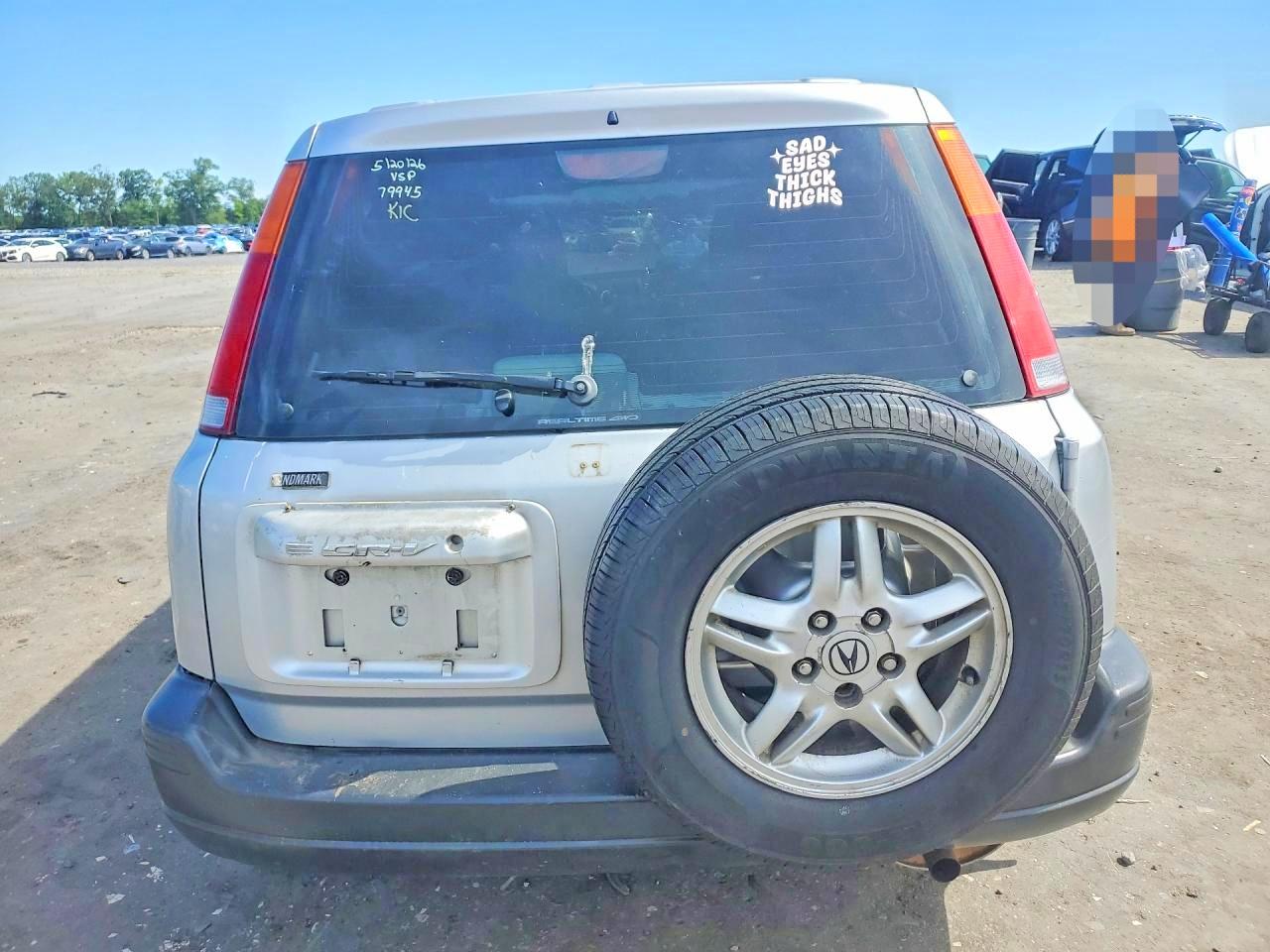 1999 Honda Crv Серебряный vin: JHLRD1866XC013759