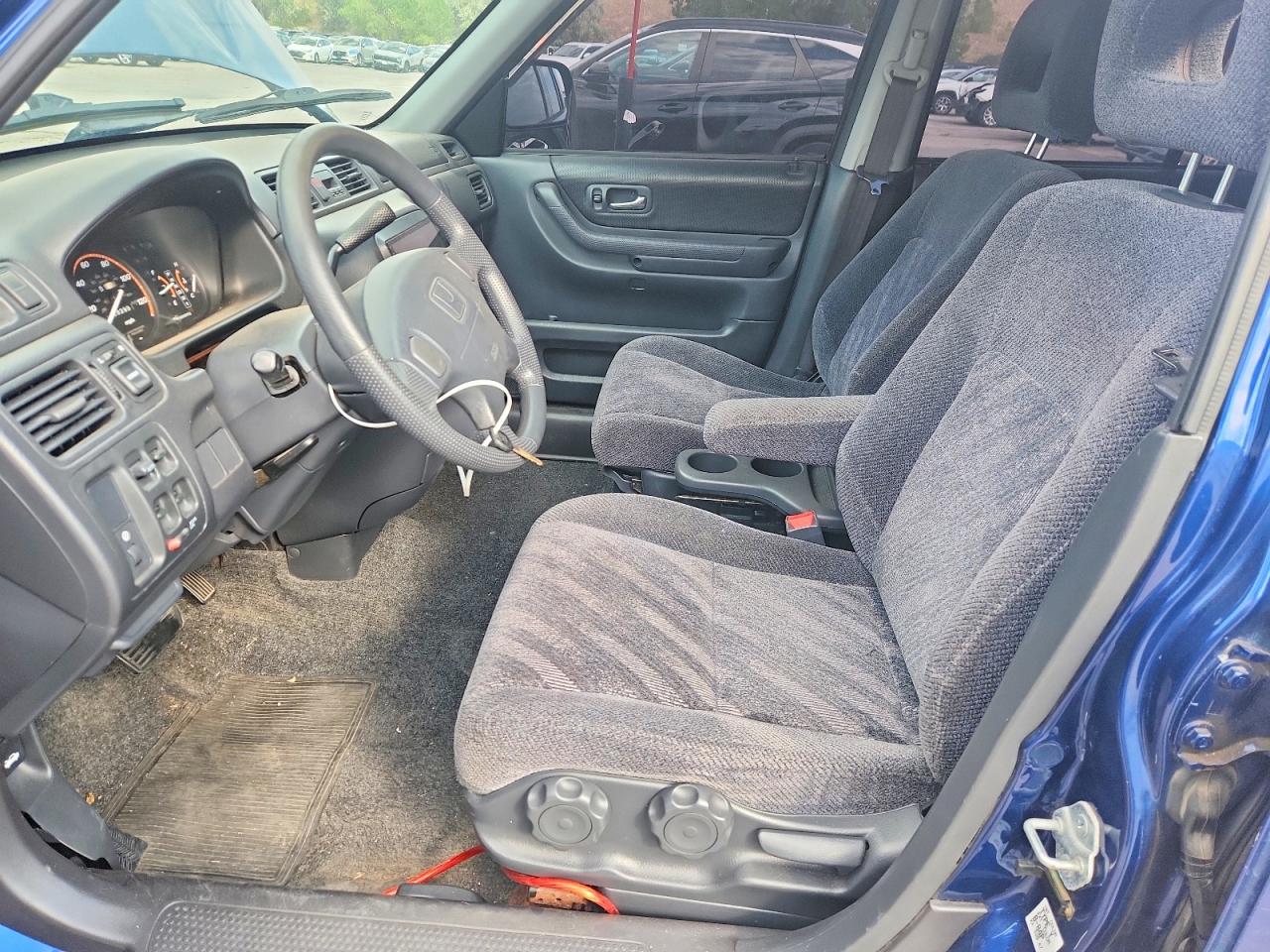 1999 Honda Cr-v Ex Blue vin: JHLRD1866XC060077