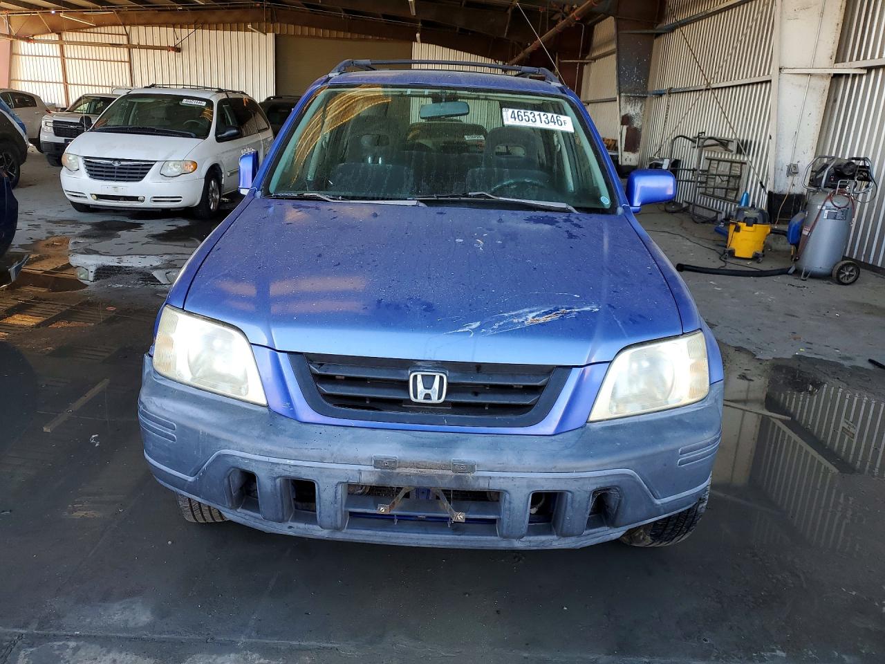2000 Honda Cr-v Ex Blue vin: JHLRD1866YC017263