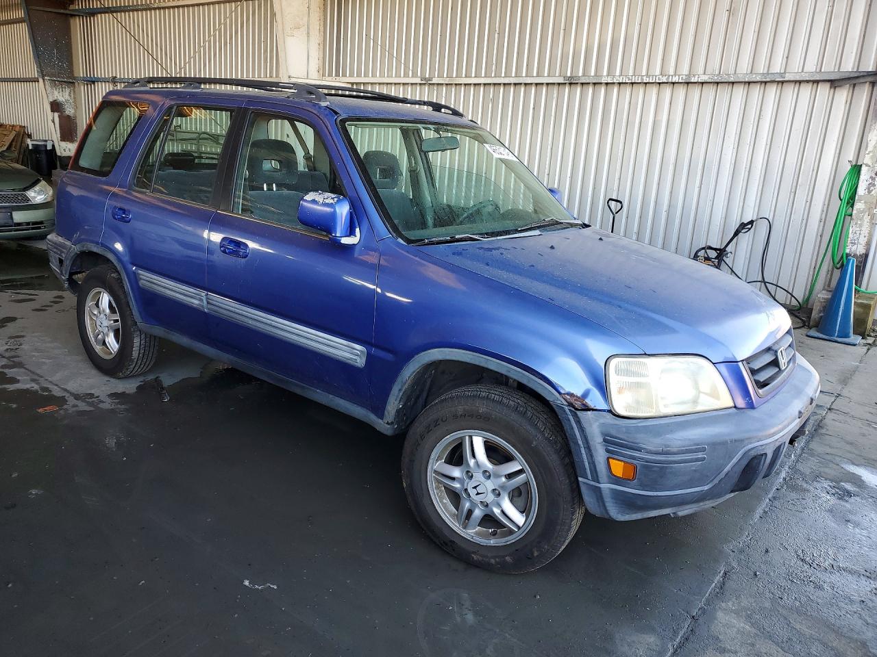 2000 Honda Cr-v Ex Blue vin: JHLRD1866YC017263