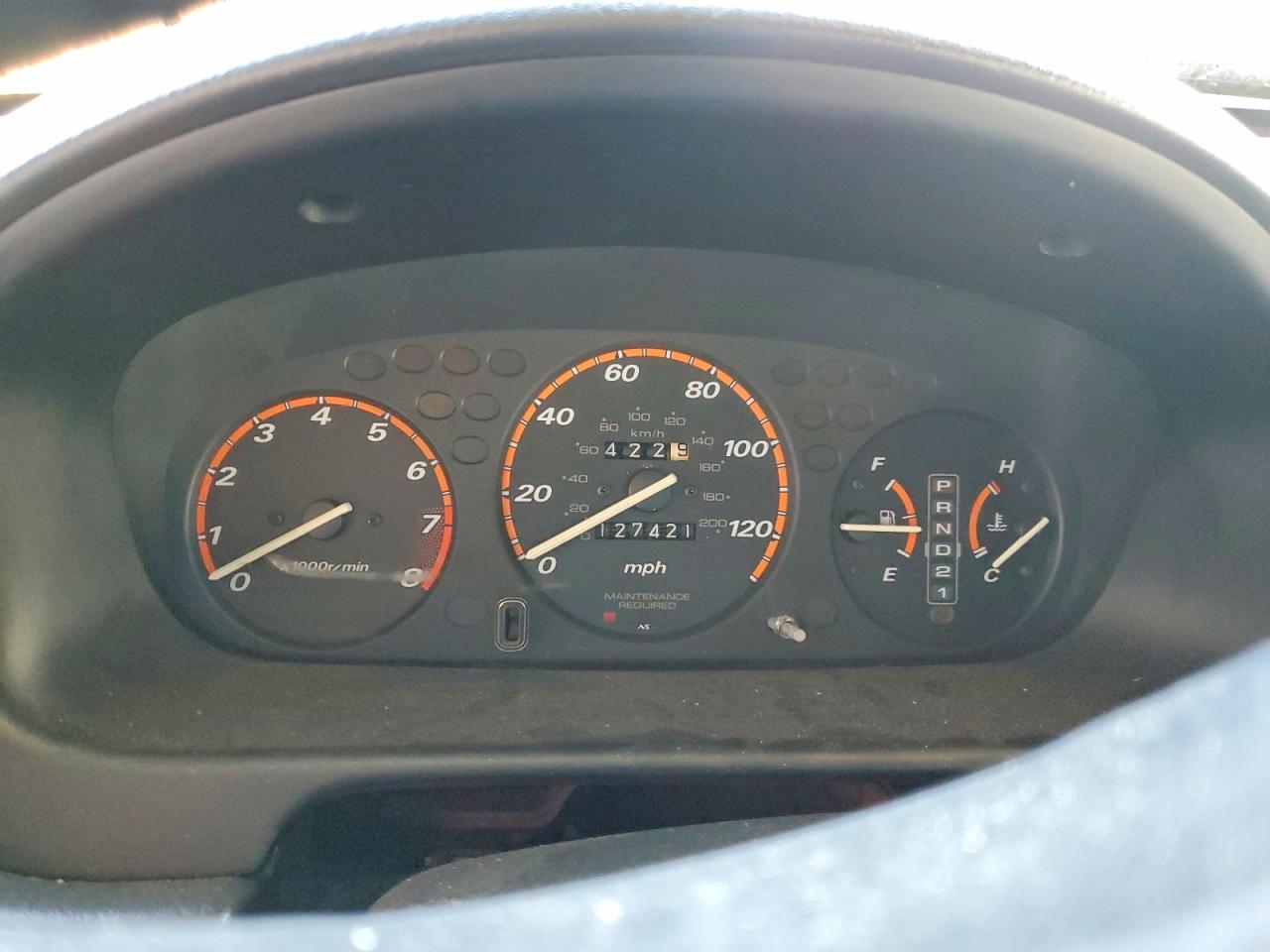2000 Honda Cr-v Ex Blue vin: JHLRD1866YC017263