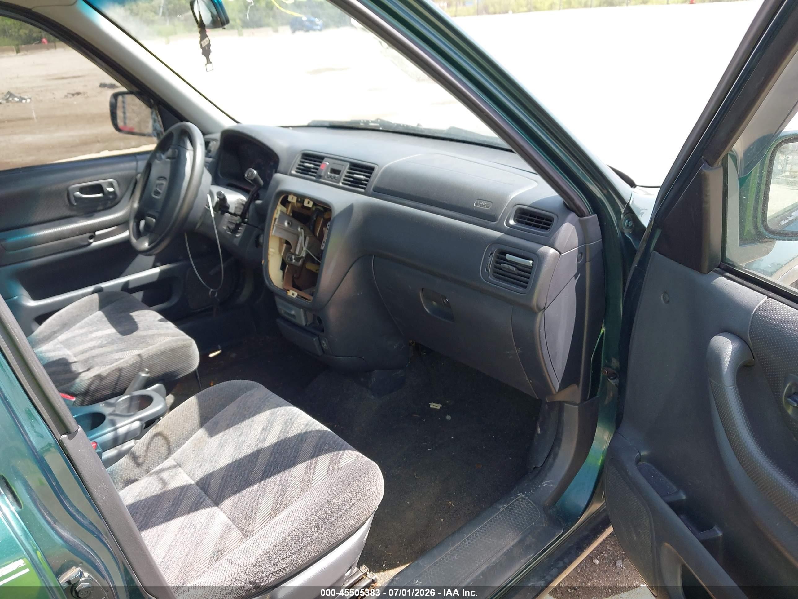 2001 Honda Cr-v Ex Gray vin: JHLRD18671C000445